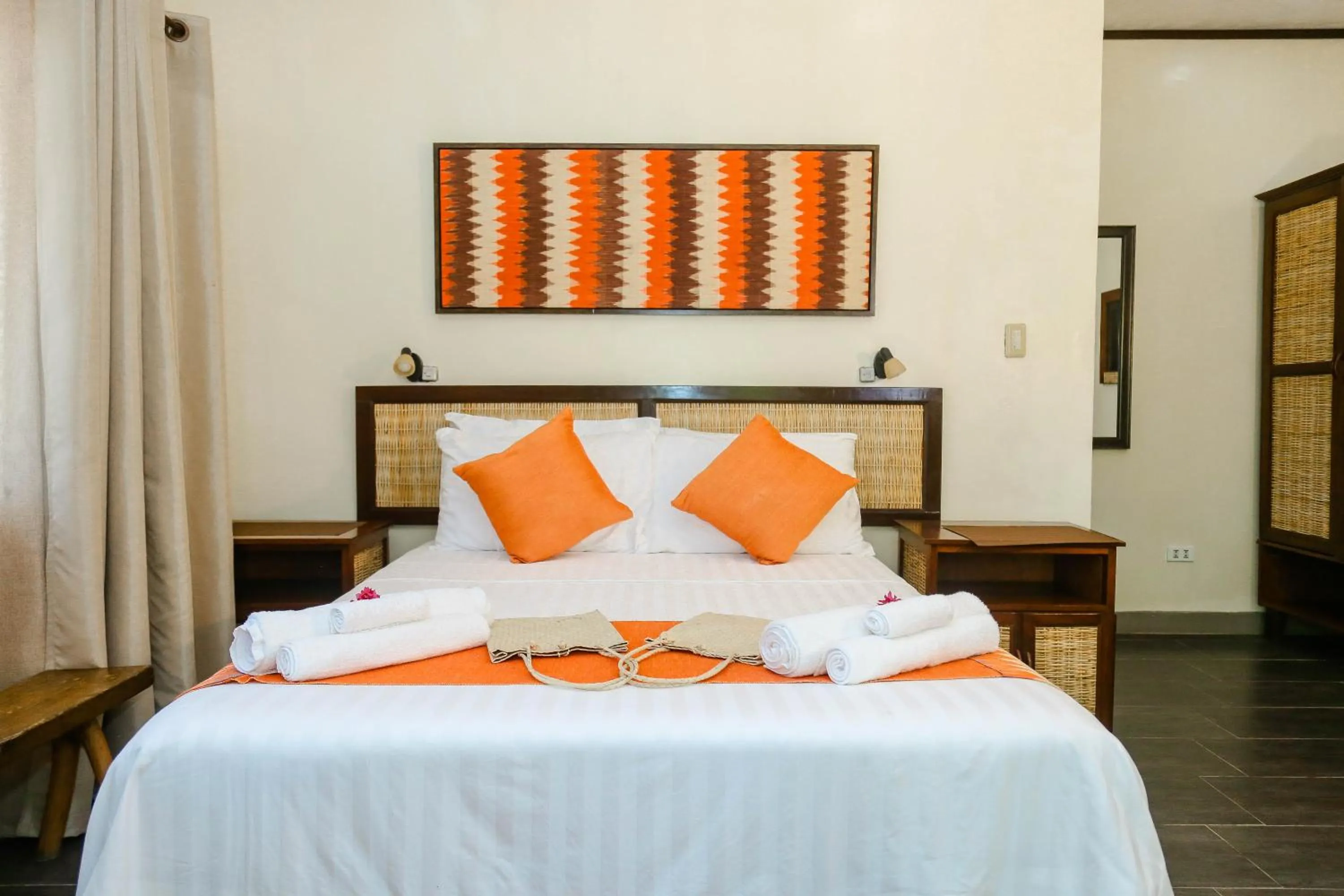 Bed in San Nicolas Private Beach