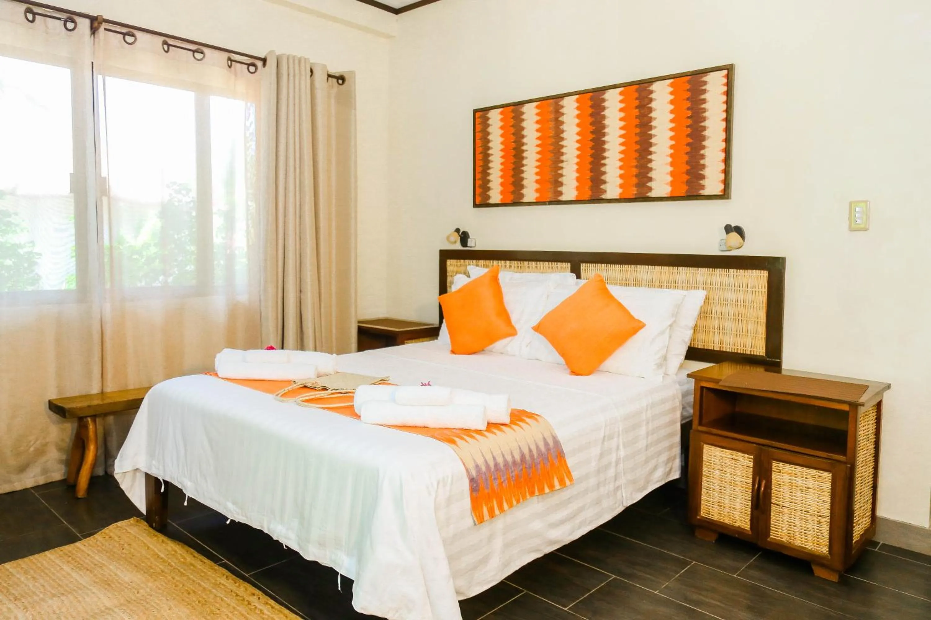 Bed in San Nicolas Private Beach