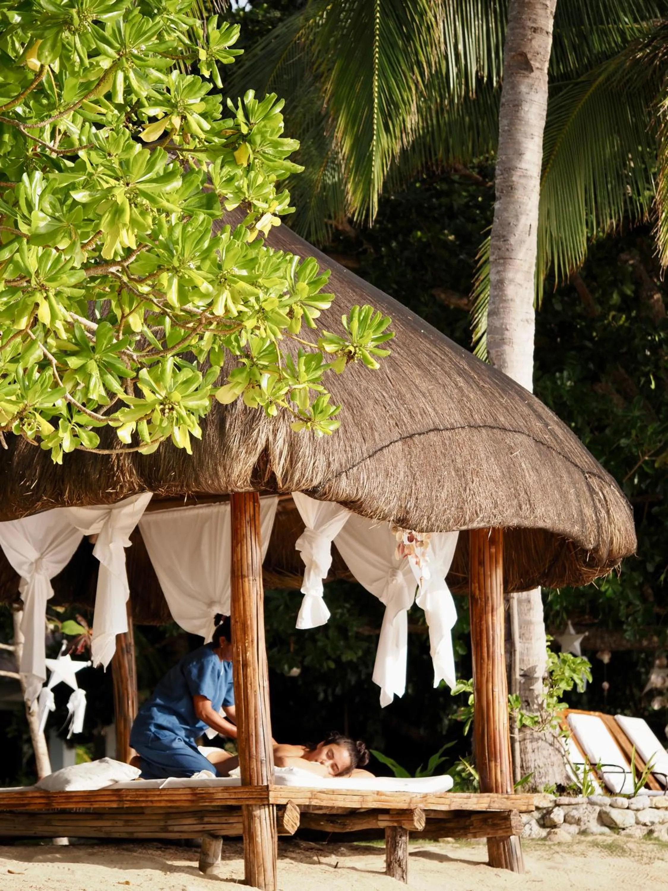 Massage in San Nicolas Private Beach
