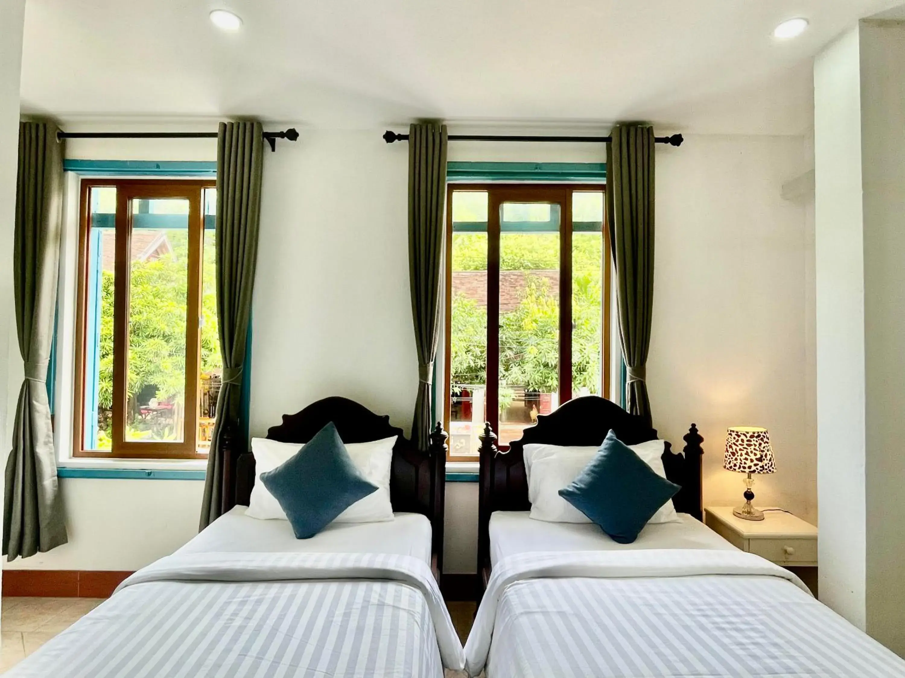 Deluxe Twin Room in Villa Merry Lao Ban Aphay Deluxe Twin Room in Villa Merry Lao Ban Aphay