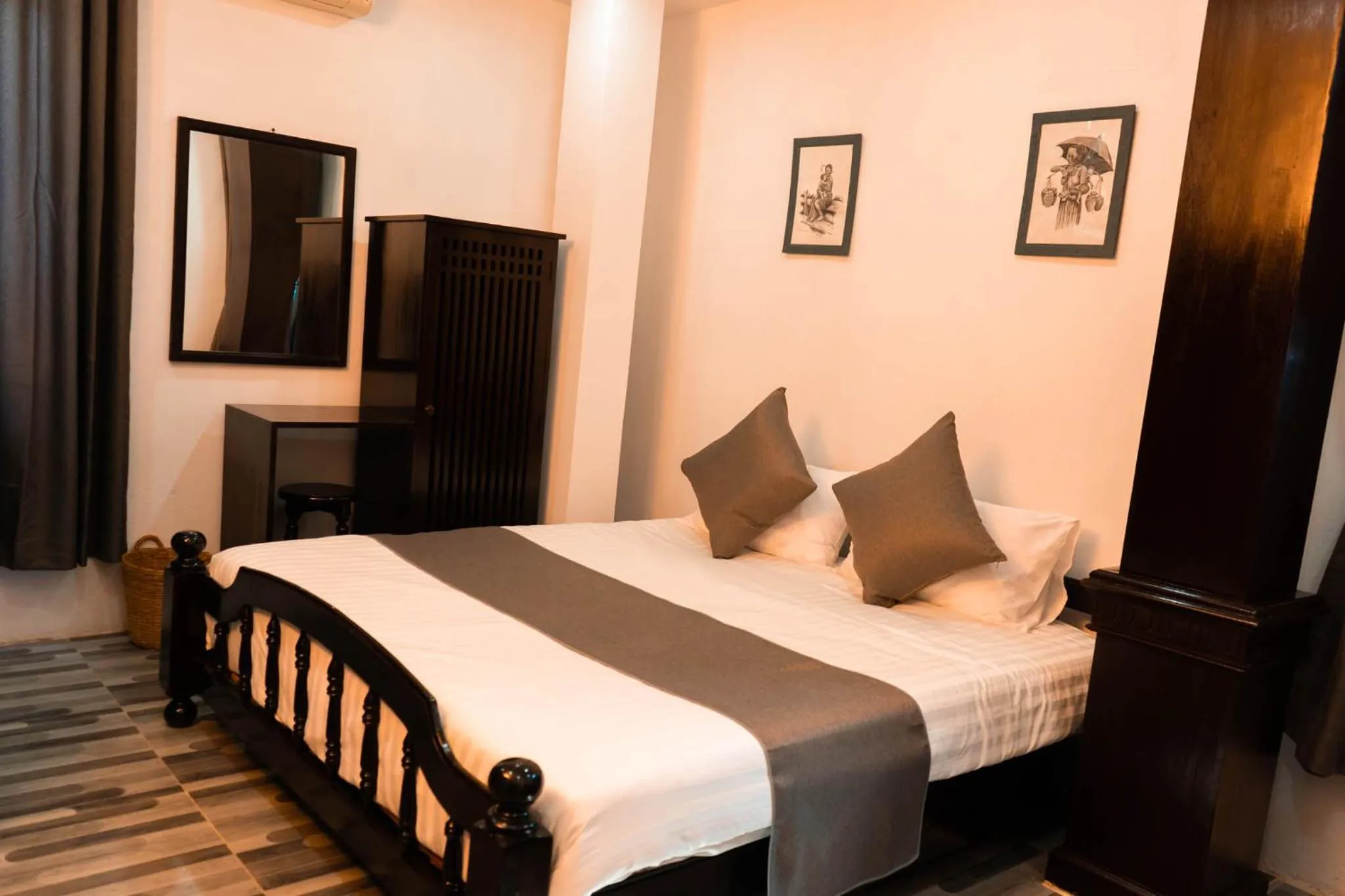 Bed in Villa Merry Lao Ban Aphay