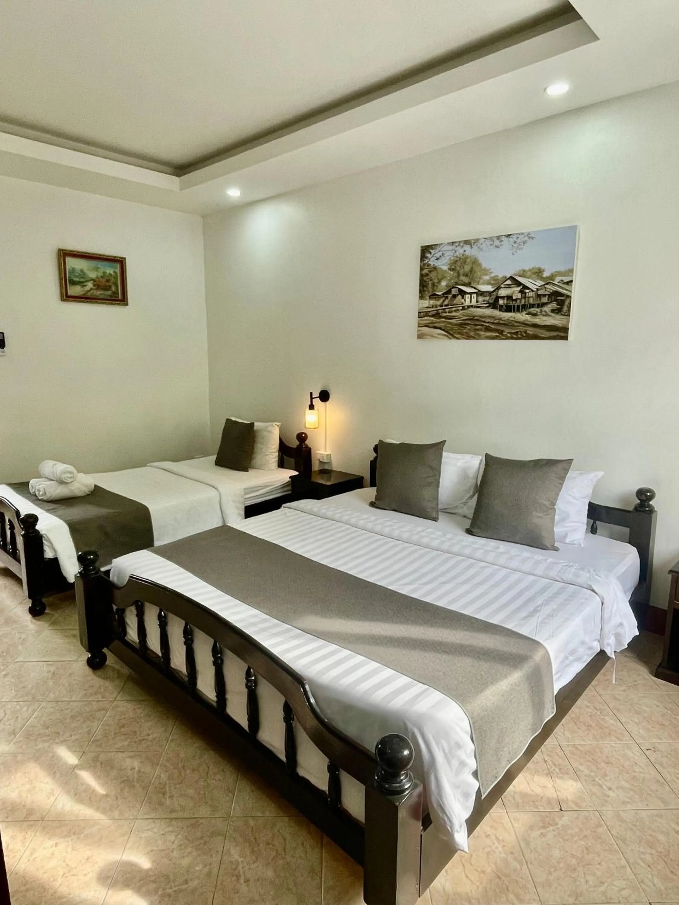 Bedroom, Bed in Villa Merry Lao Ban Aphay