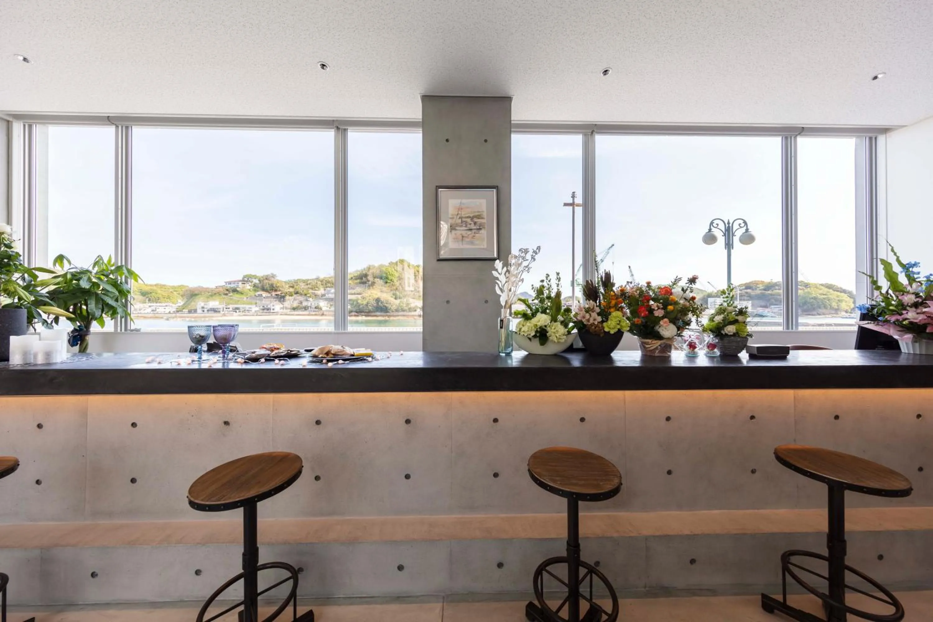 Lobby or reception in urashima INN - GANGI -