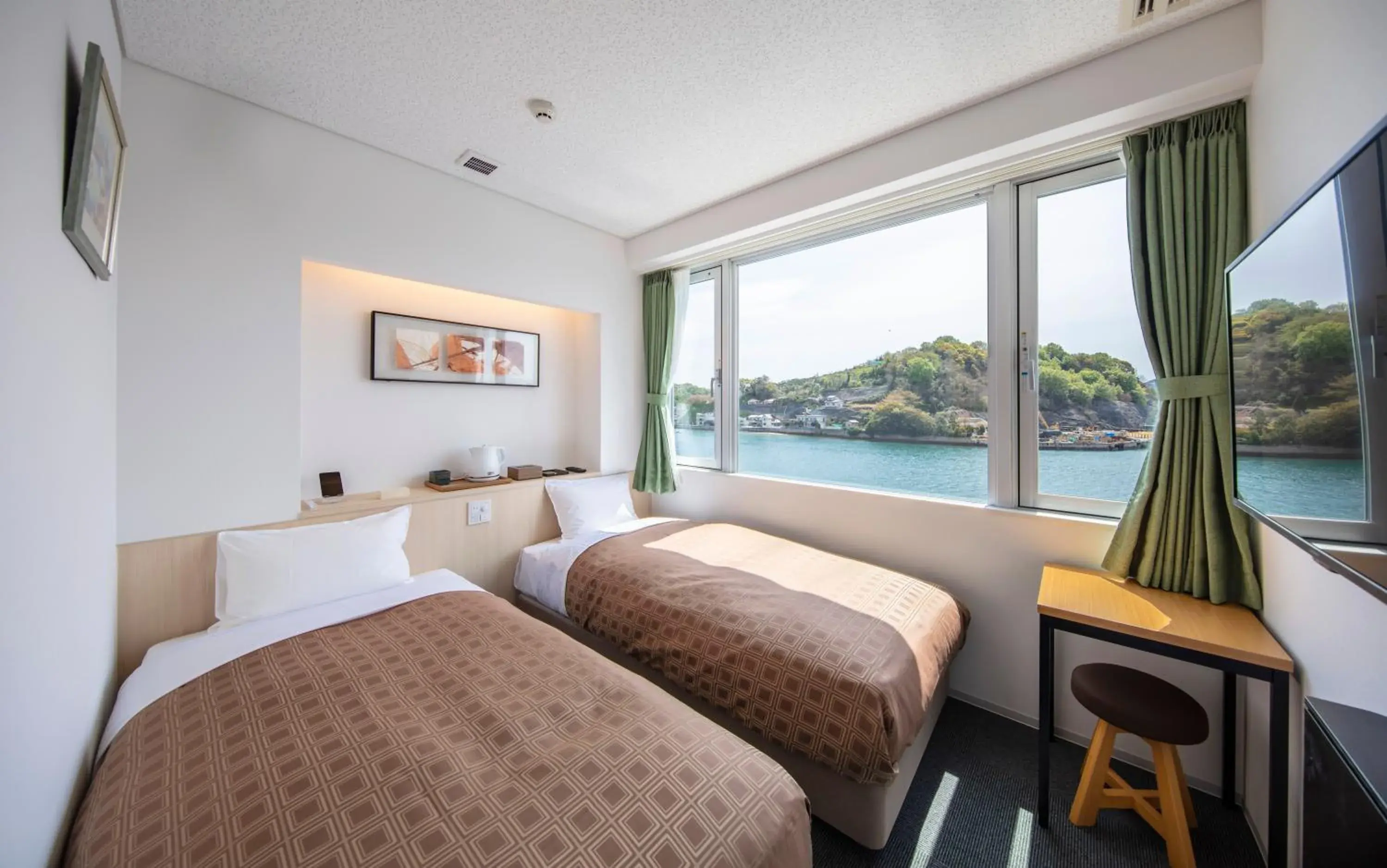 Standard Twin Room with Sea View - single occupancy in urashima INN - GANGI - Standard Twin Room with Sea View - single occupancy in urashima INN - GANGI -