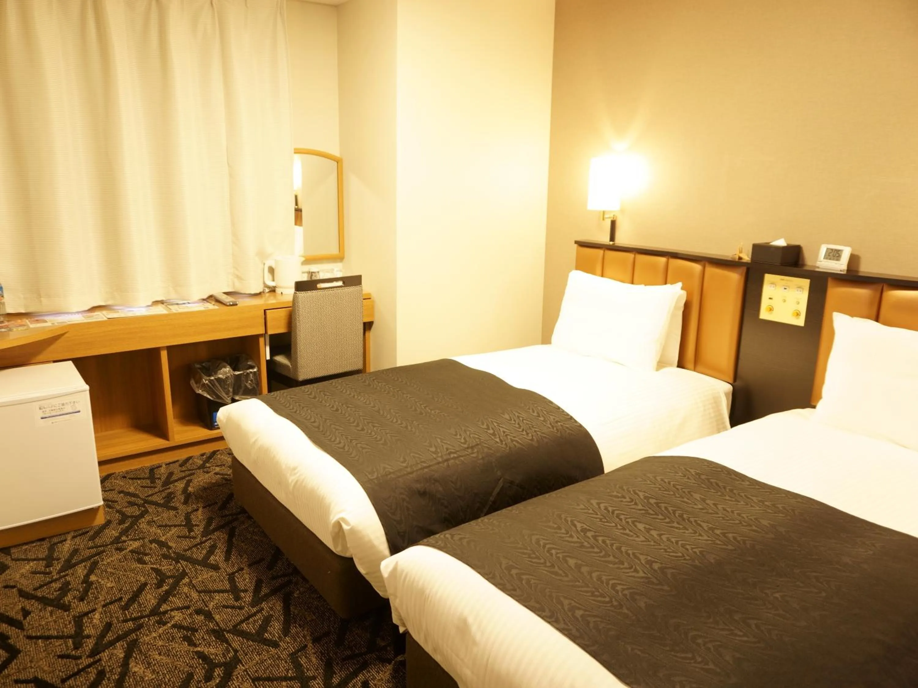 Bed in APA Hotel Saitama Yatsuka Ekimae