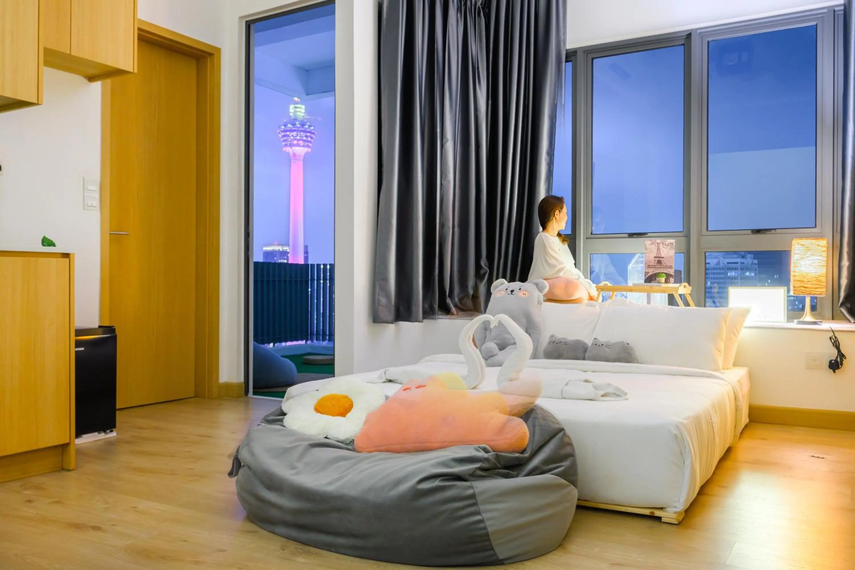 Bedroom, Bed in Greystone Colony KLCC