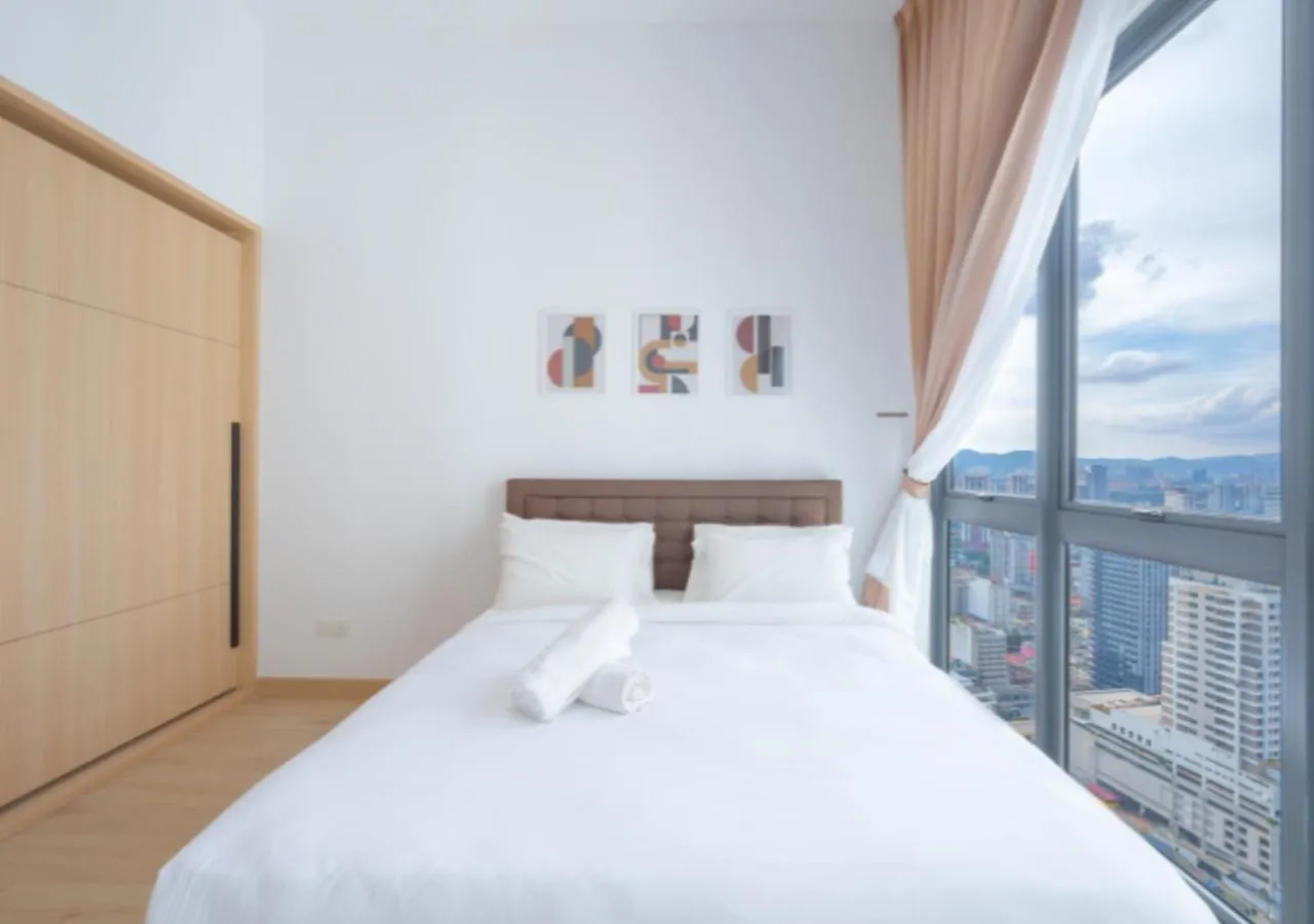 Bedroom, Bed in Greystone Colony KLCC