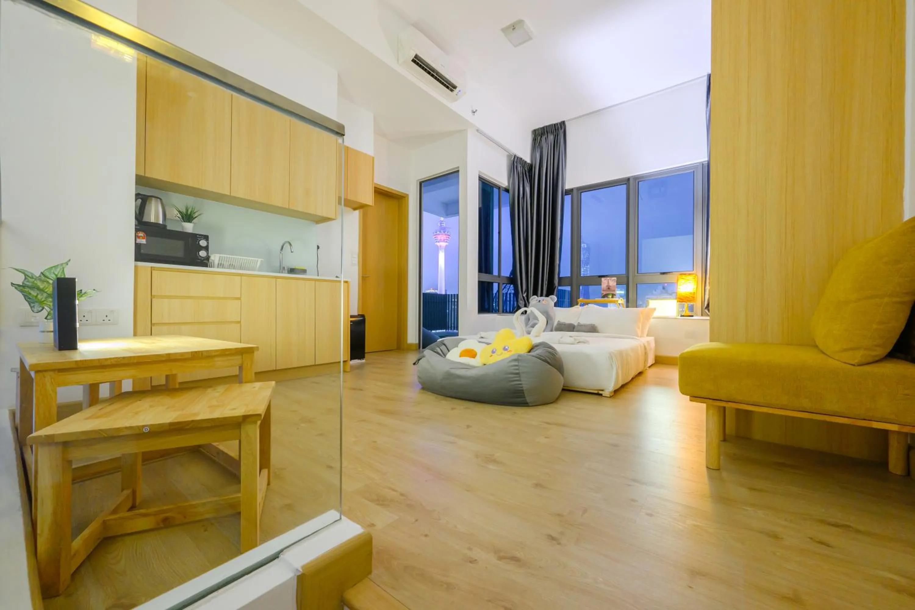 Bedroom, Bed in Greystone Colony KLCC