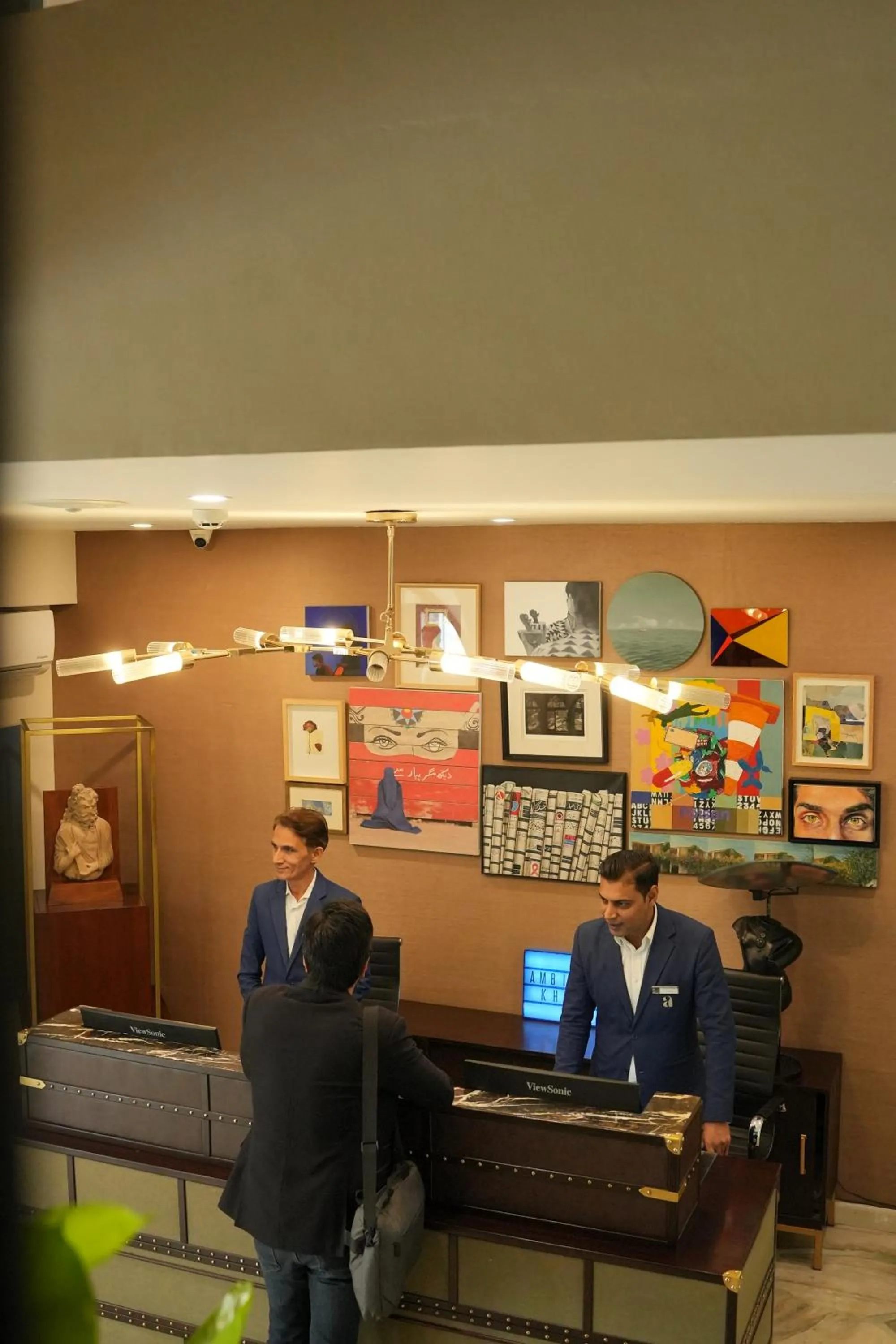 Lobby or reception in Ambiance Boutique Art Hotel Karachi