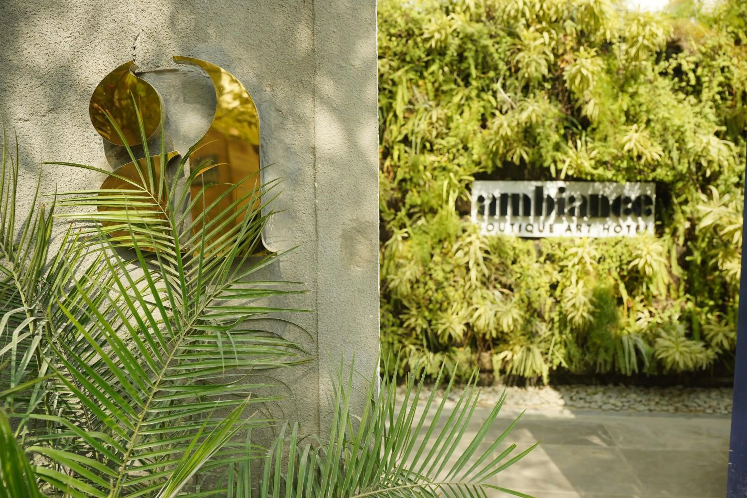 Logo/Certificate/Sign in Ambiance Boutique Art Hotel Karachi