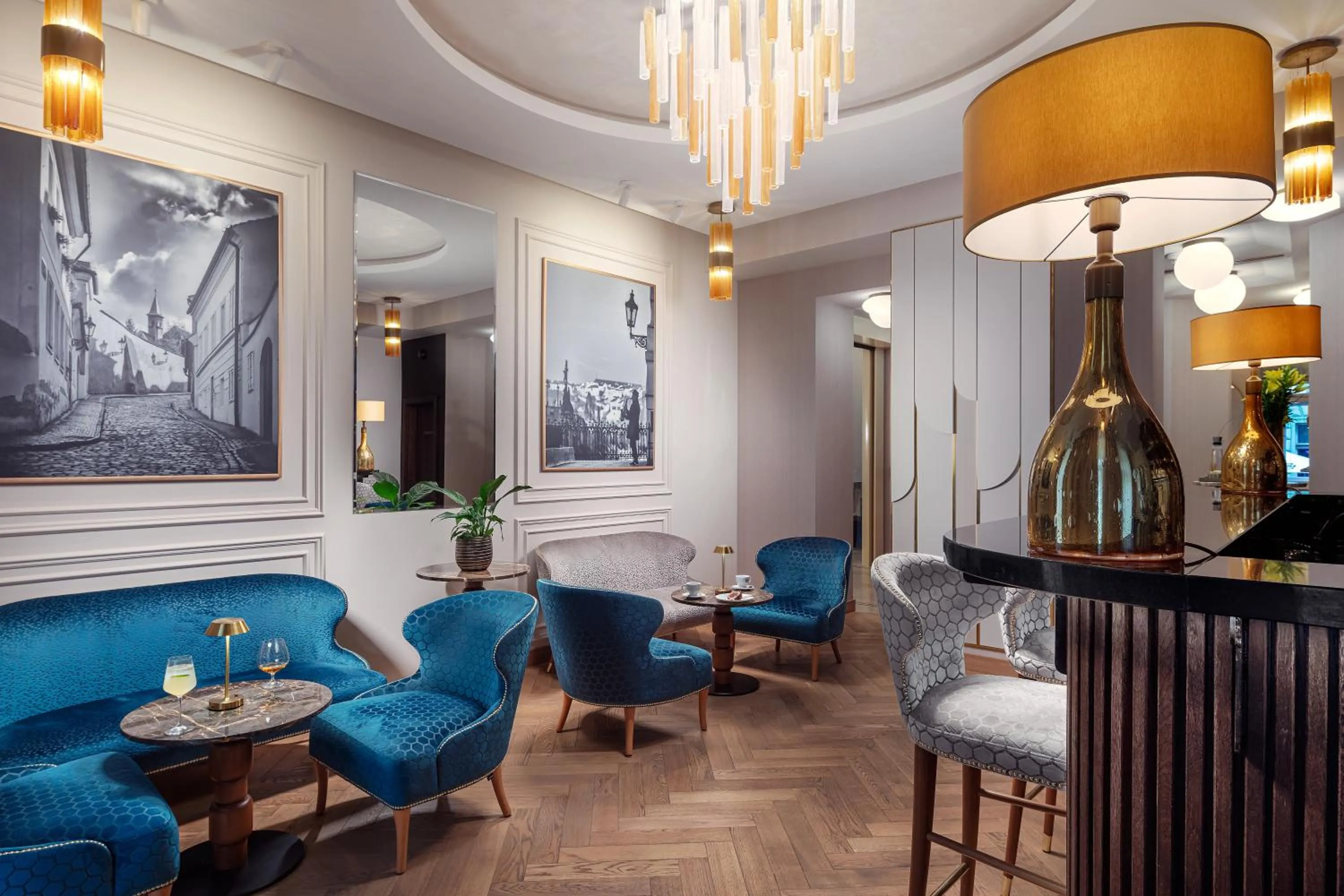 Lounge or bar in Allure Hotel & Residence Prague