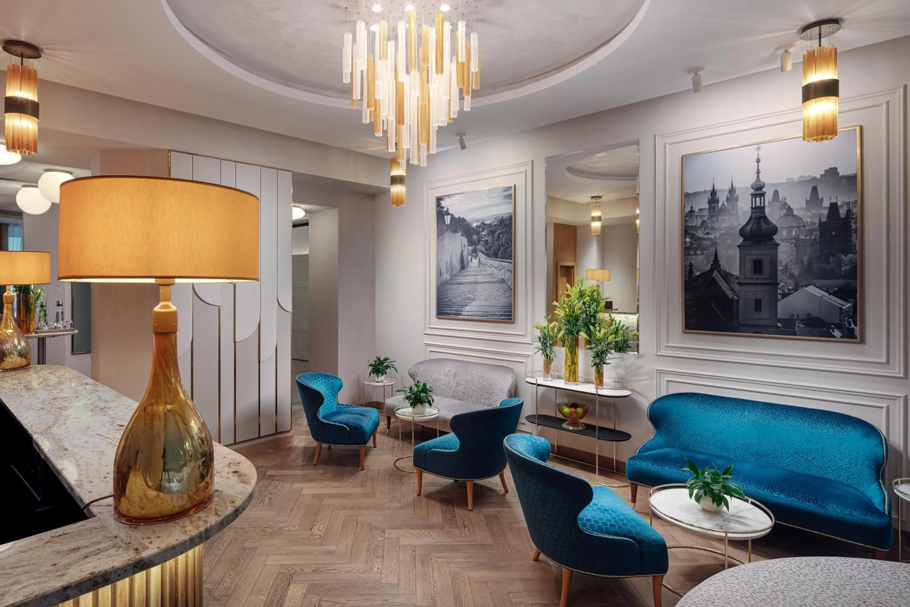 Lobby or reception in Allure Hotel & Residence Prague