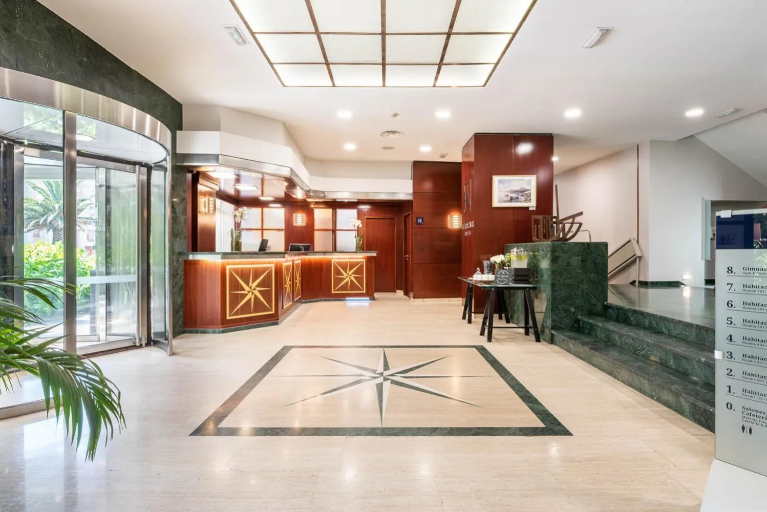 Lobby or reception in Eurostars Ciudad de La Coruña