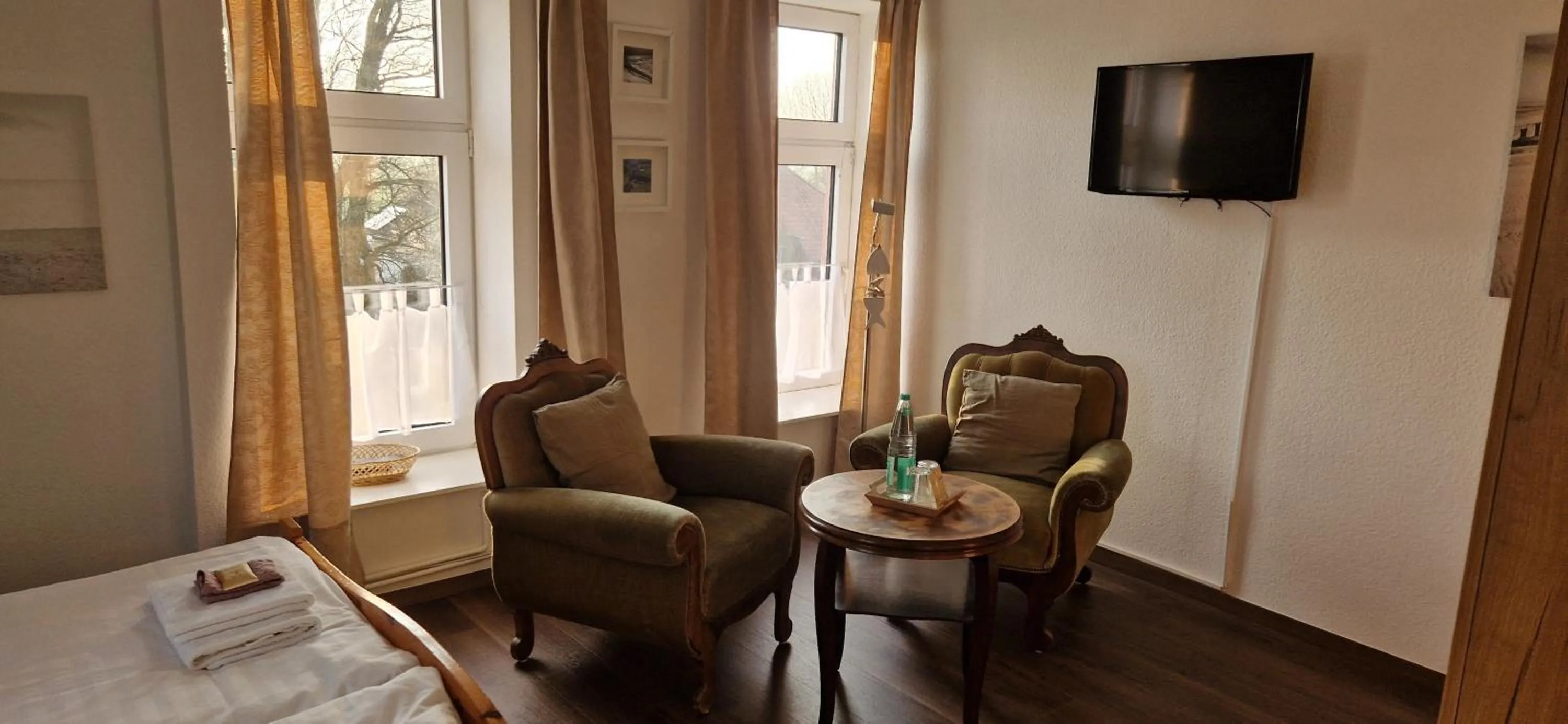 Bed in Pension Altes Zollhaus