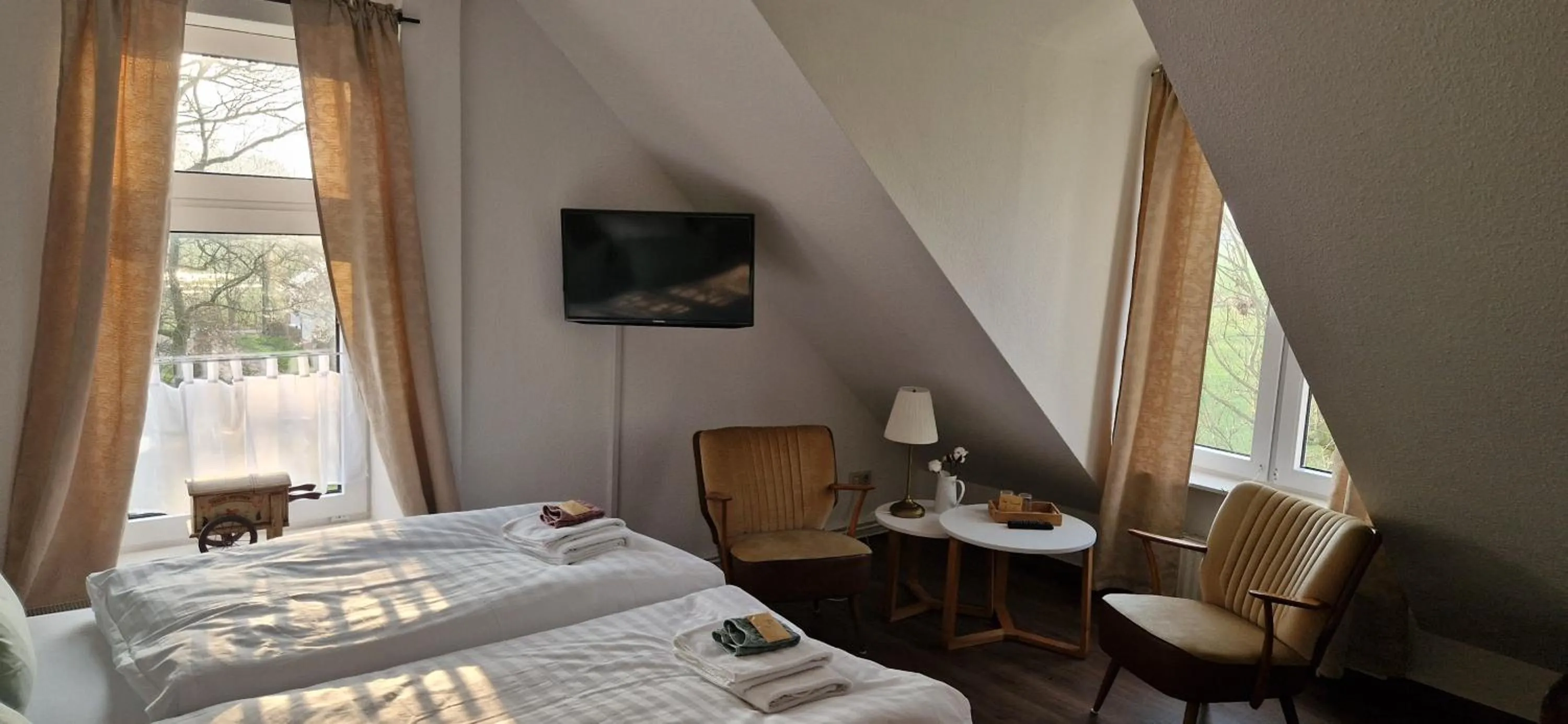 Bed in Pension Altes Zollhaus