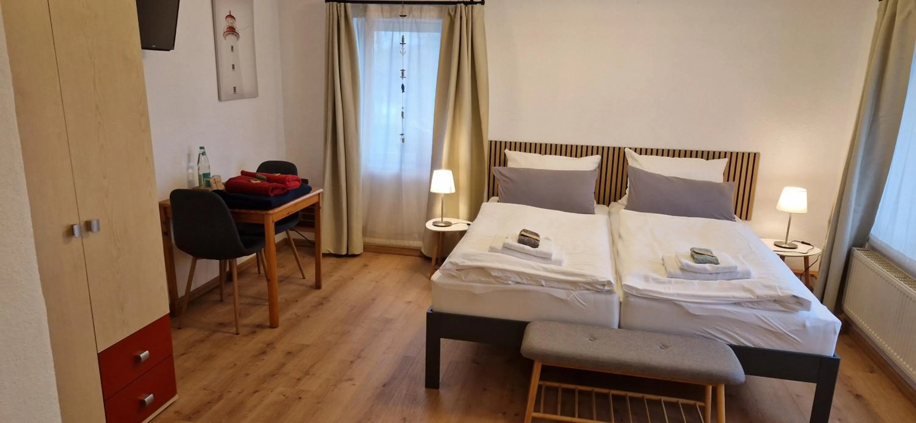 Bed in Pension Altes Zollhaus