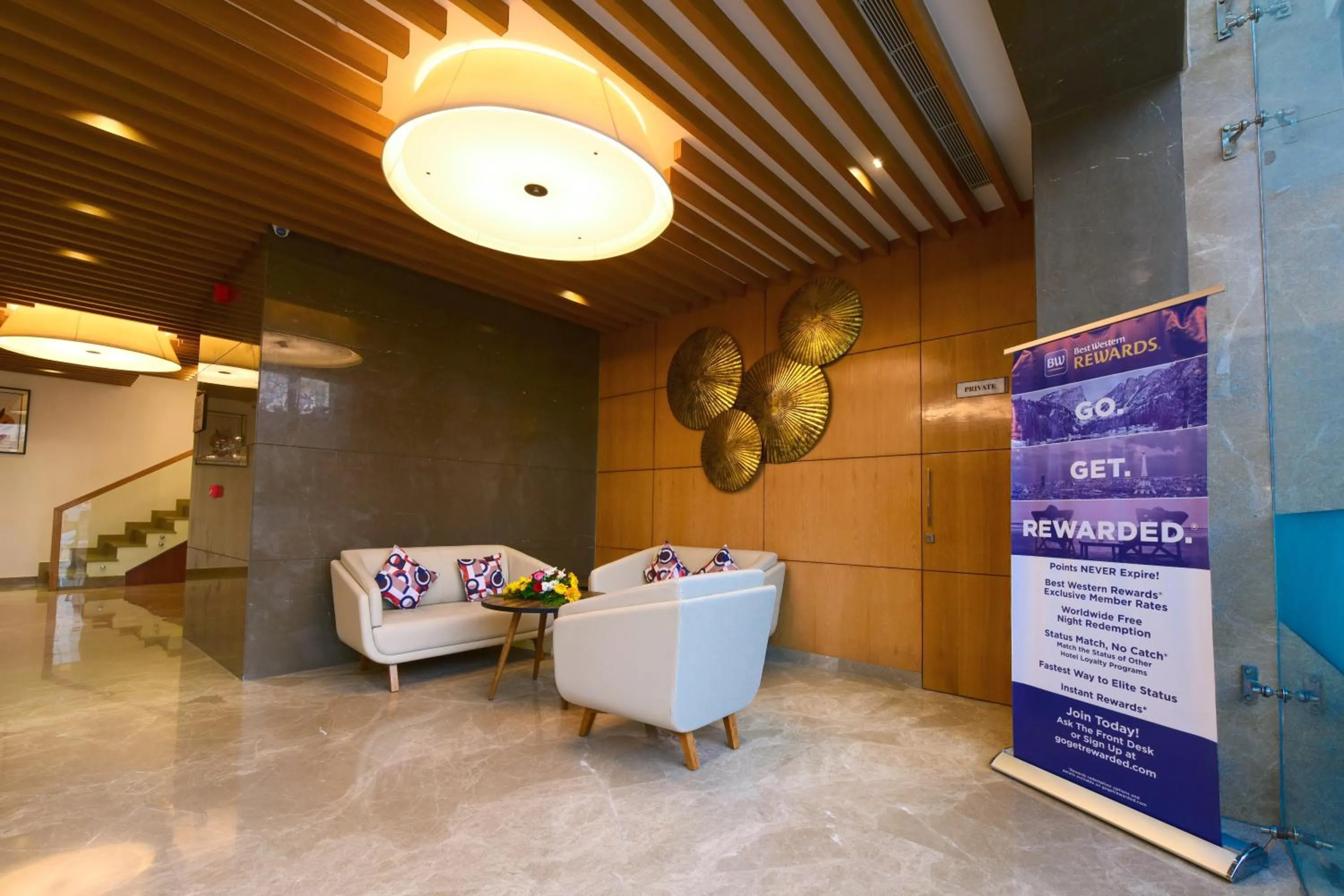 Seating area in SureStay by Best Western Model Town Amritsar