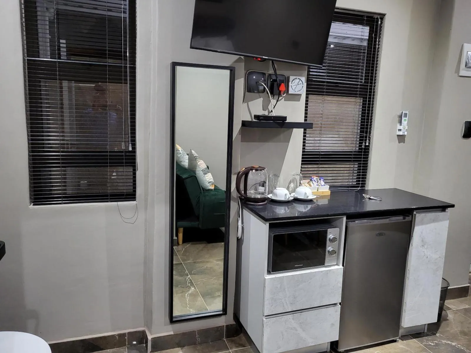 Kitchen or kitchenette in @ 21 Guest House