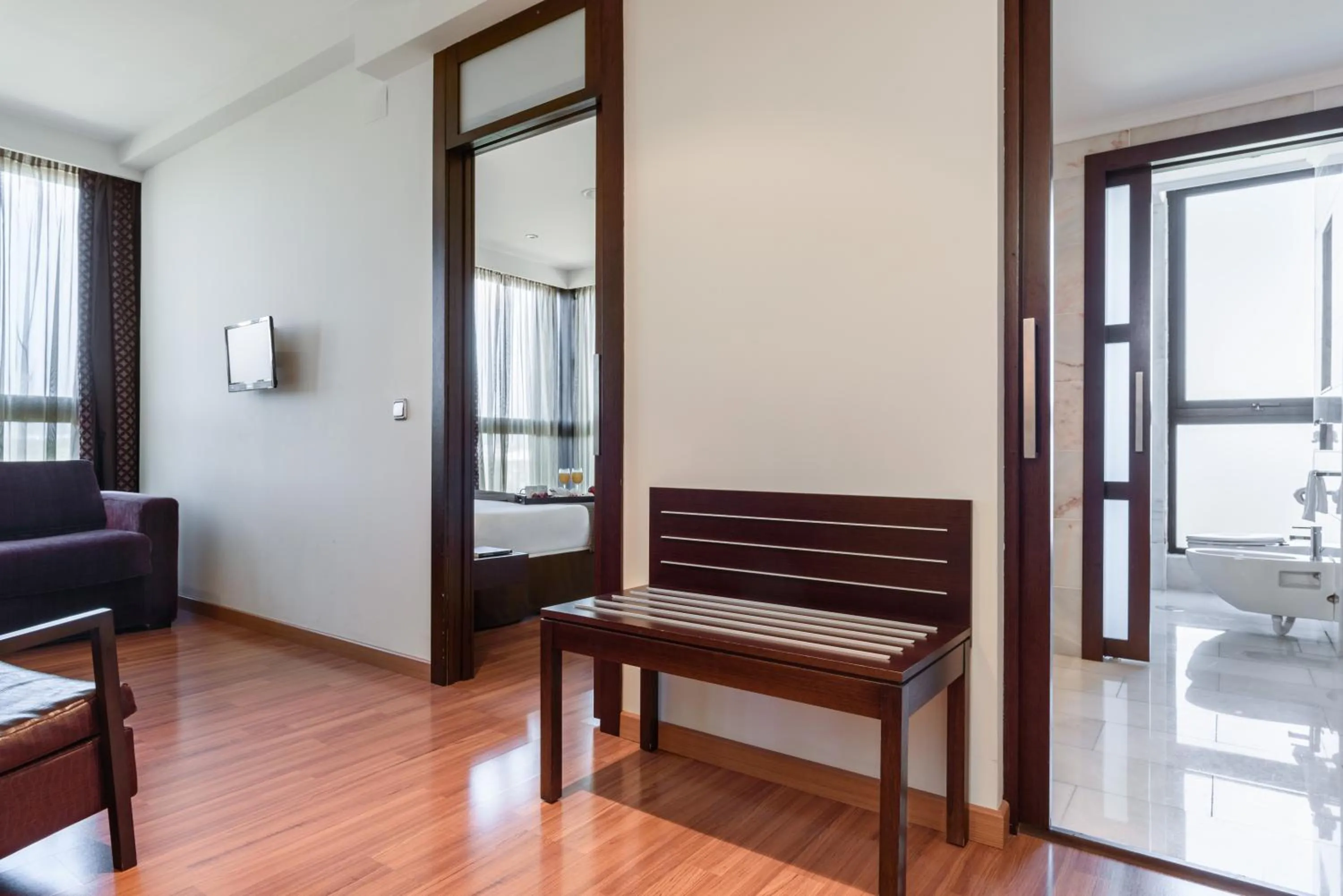 Living room in Exe Auriense