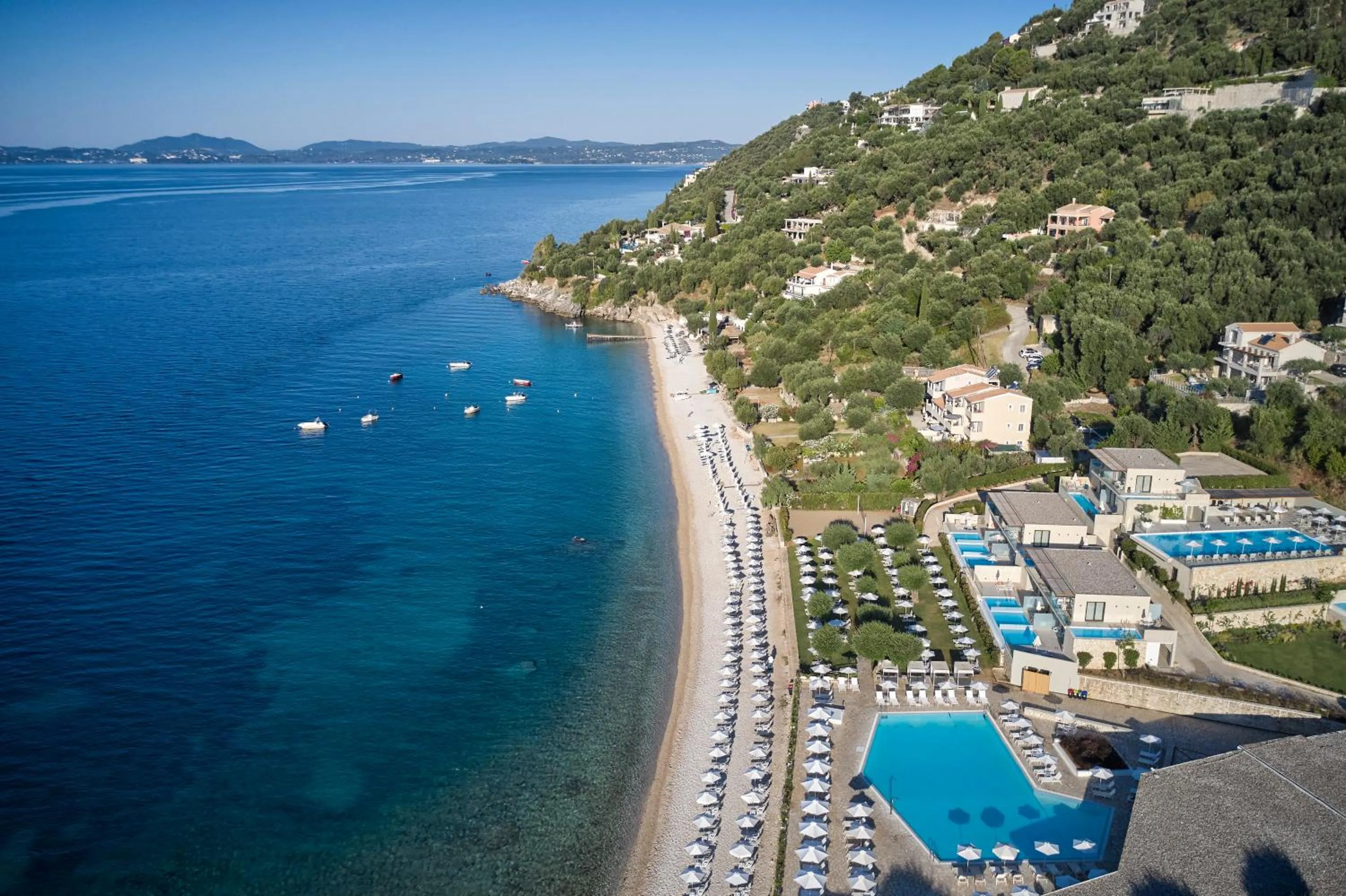 Bird's eye view in Atlantica Nissaki Beach - Adults Only