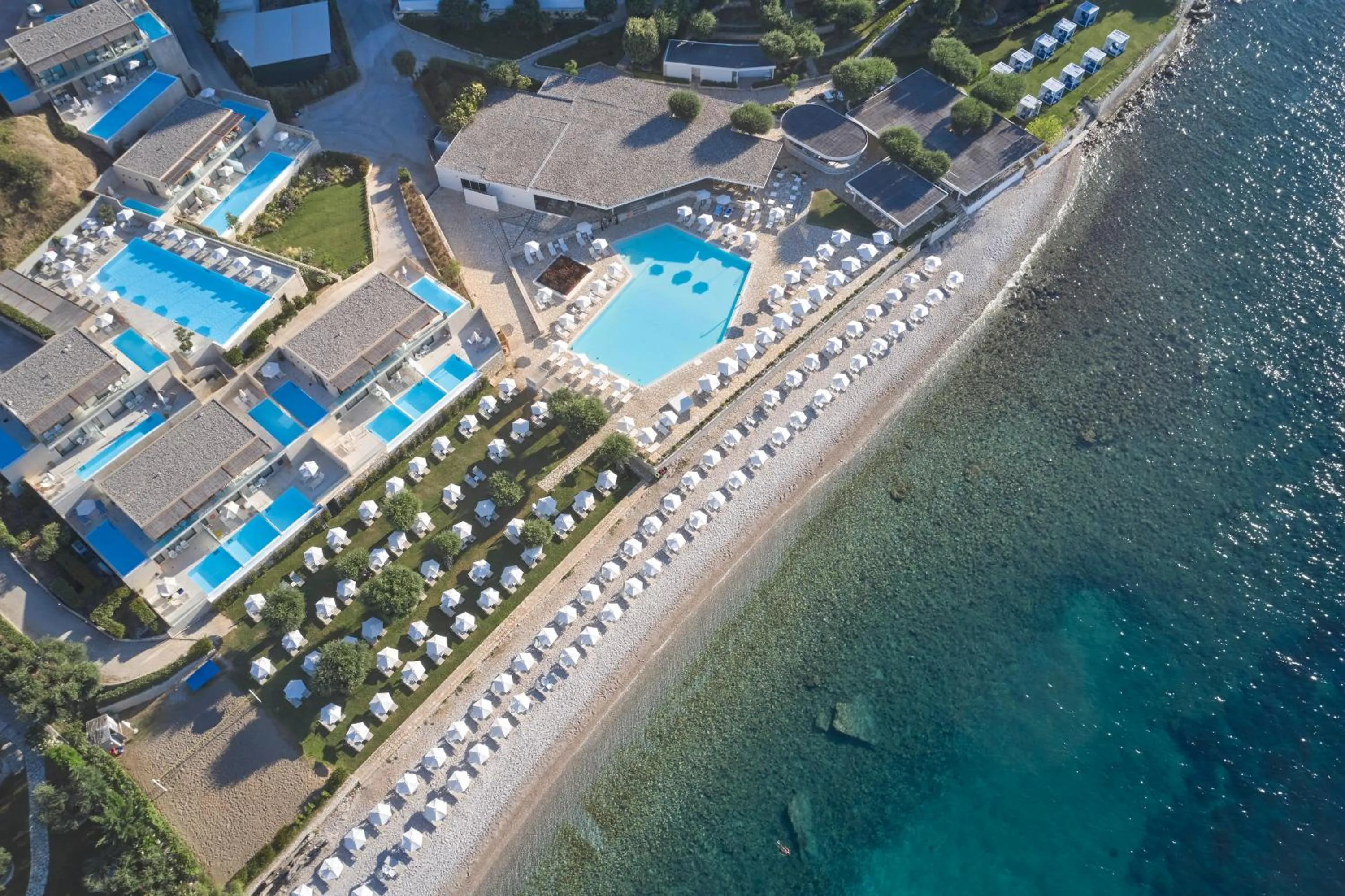 Bird's eye view in Atlantica Nissaki Beach - Adults Only