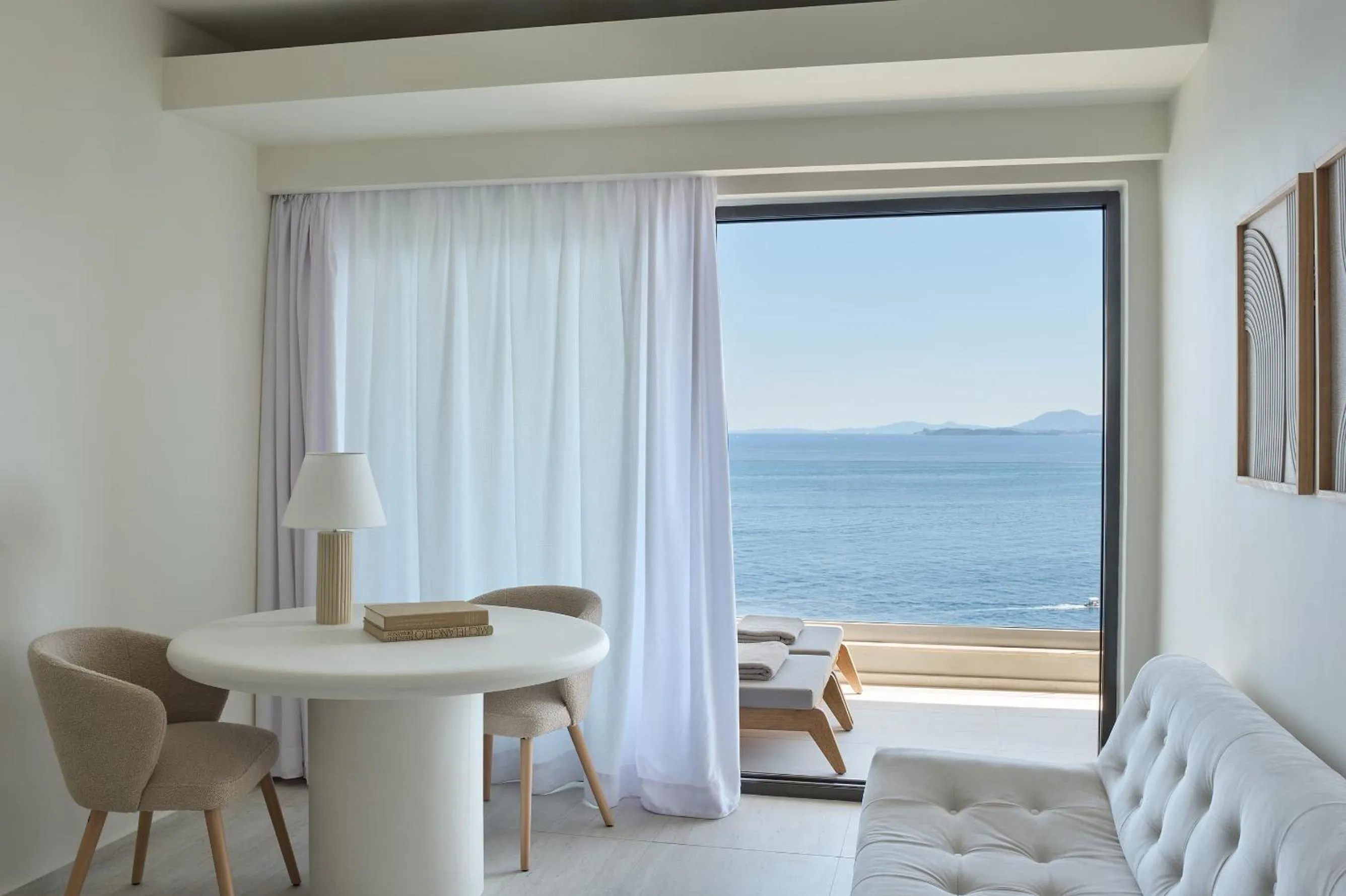 Living room in Atlantica Nissaki Beach - Adults Only