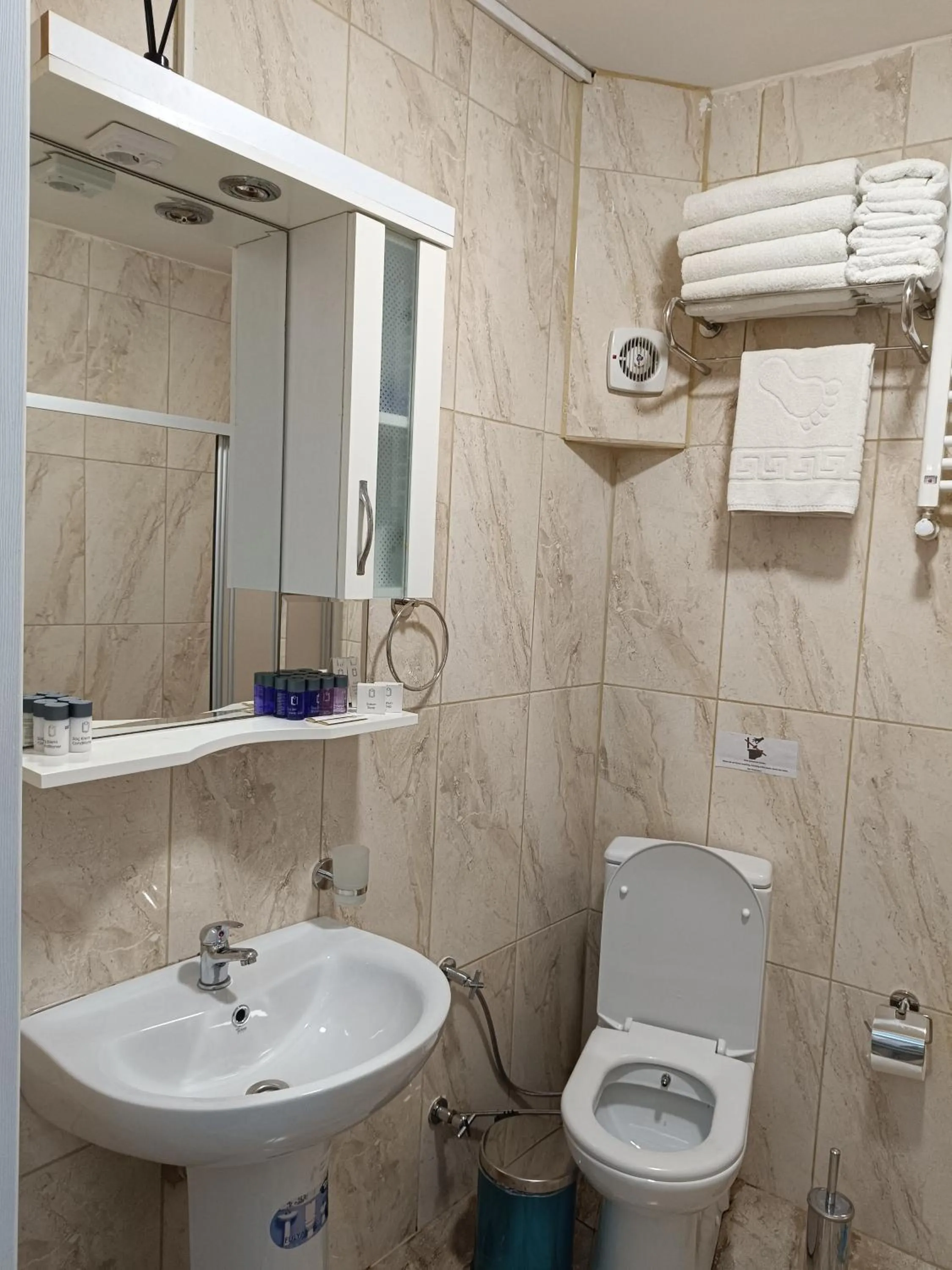 Toilet in Efzen hotel