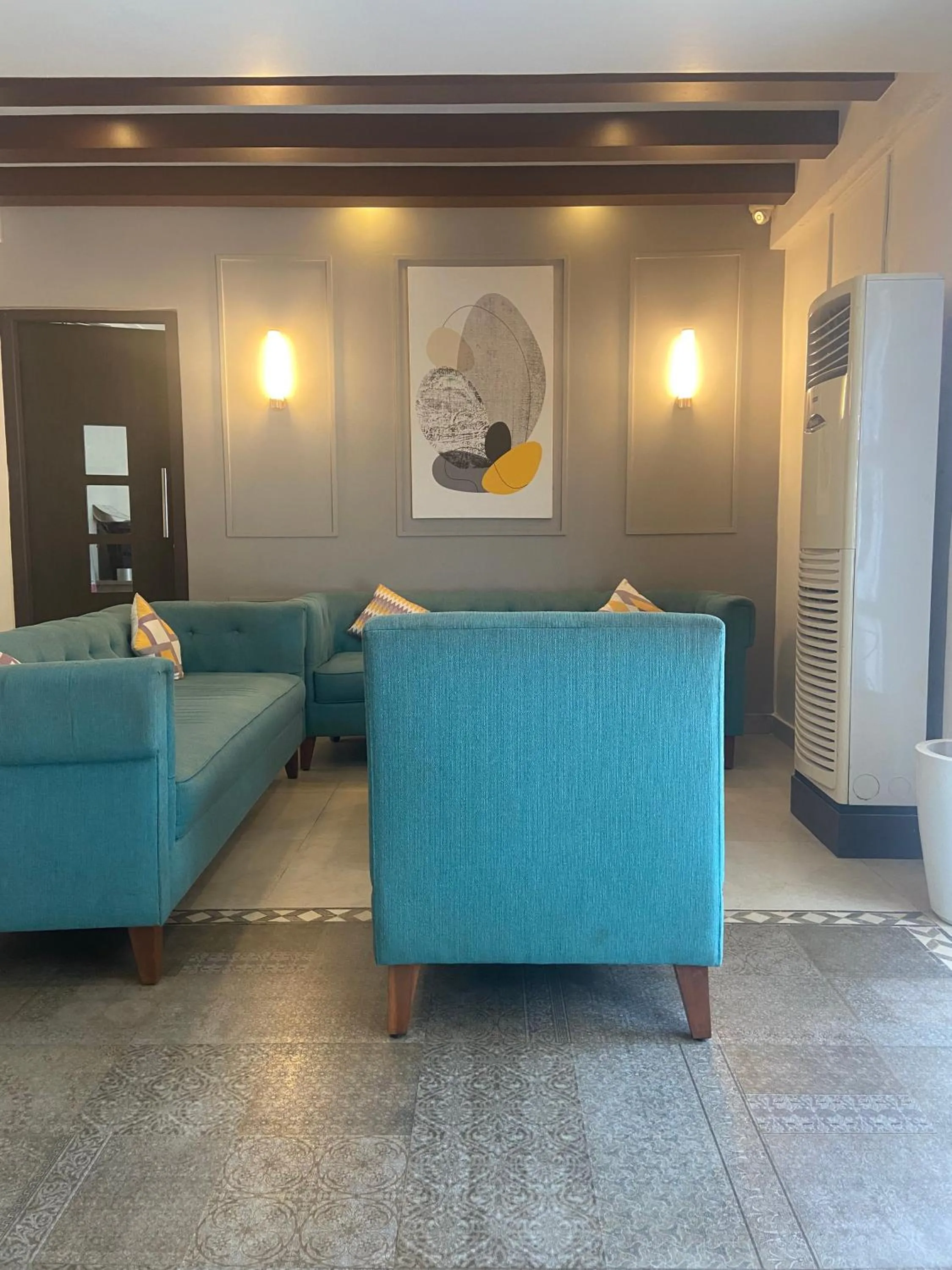 Seating area in Diviyum Manor