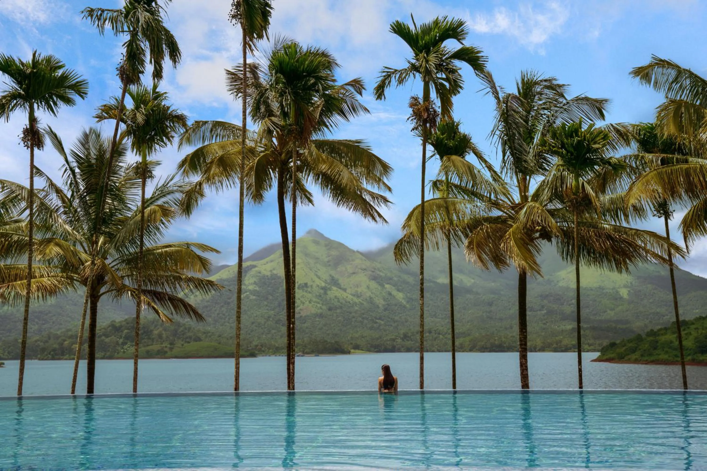 Swimming pool in Taj Wayanad Resort & Spa, Kerala