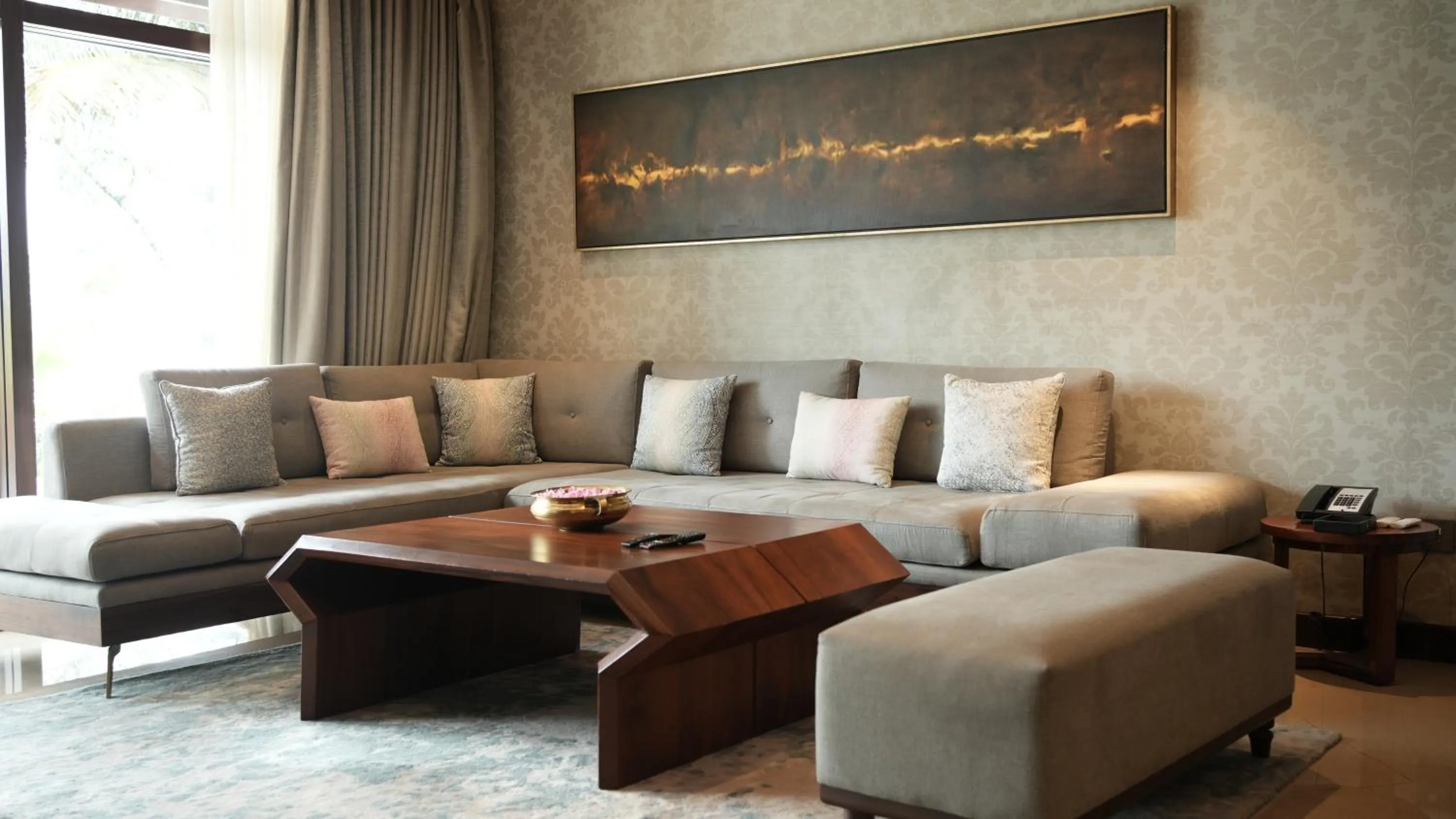 Living room in Taj Wayanad Resort & Spa, Kerala