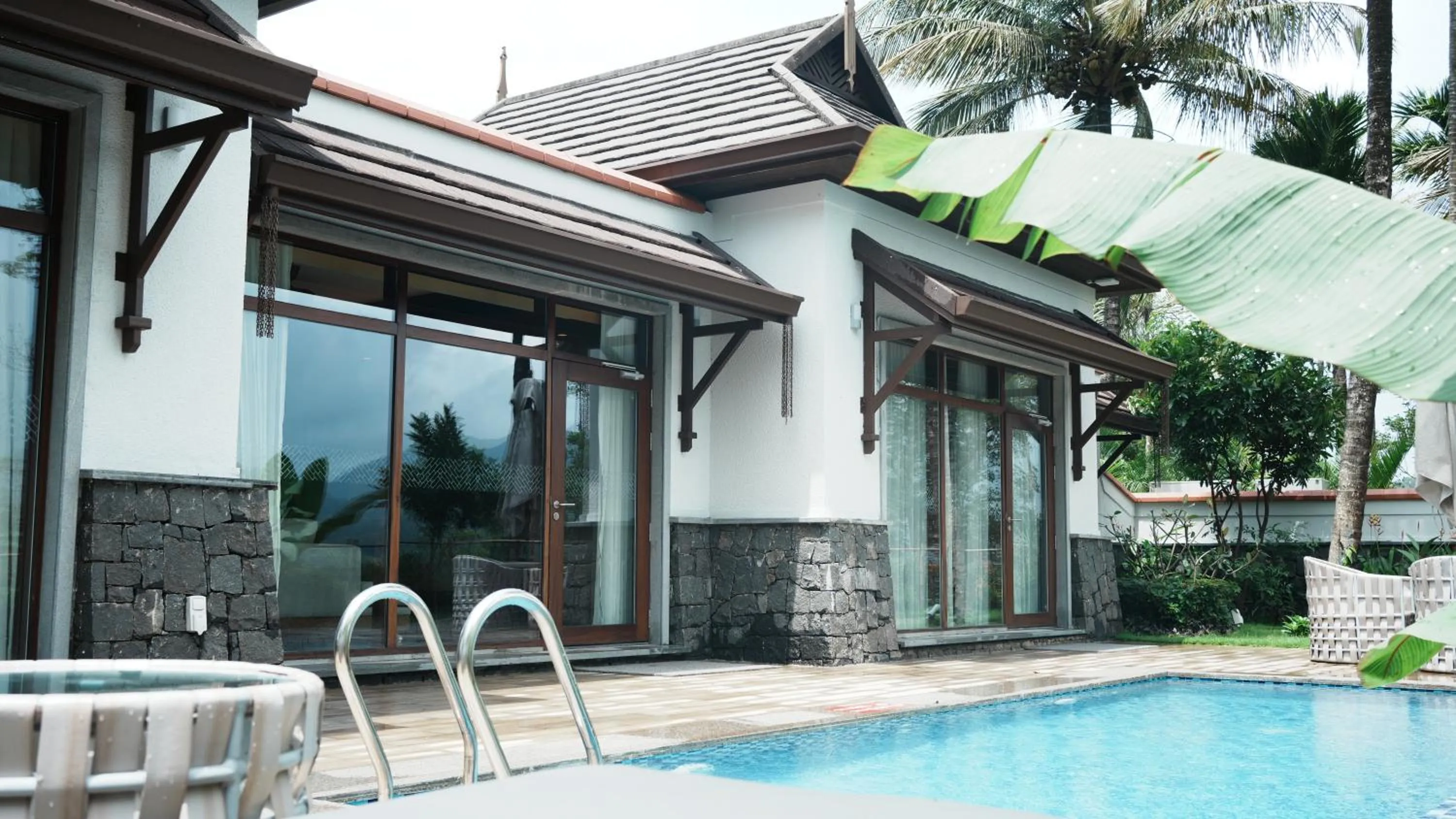 Pool view in Taj Wayanad Resort & Spa, Kerala