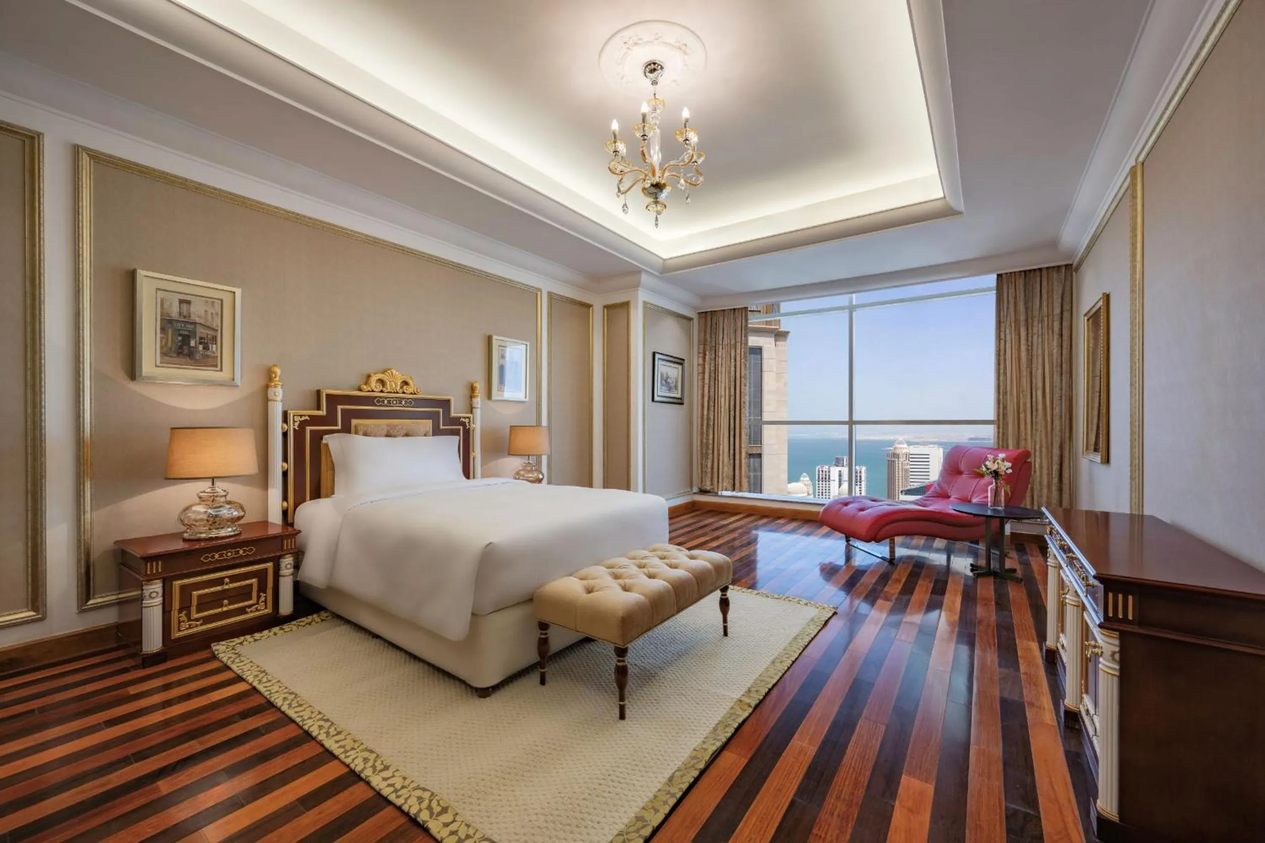 Bed in Dusit Hotel & Suites - Doha