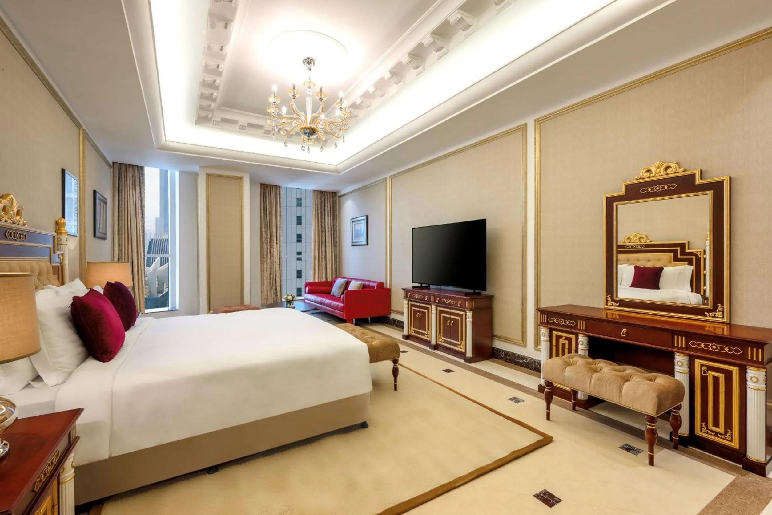 Bed in Dusit Hotel & Suites - Doha