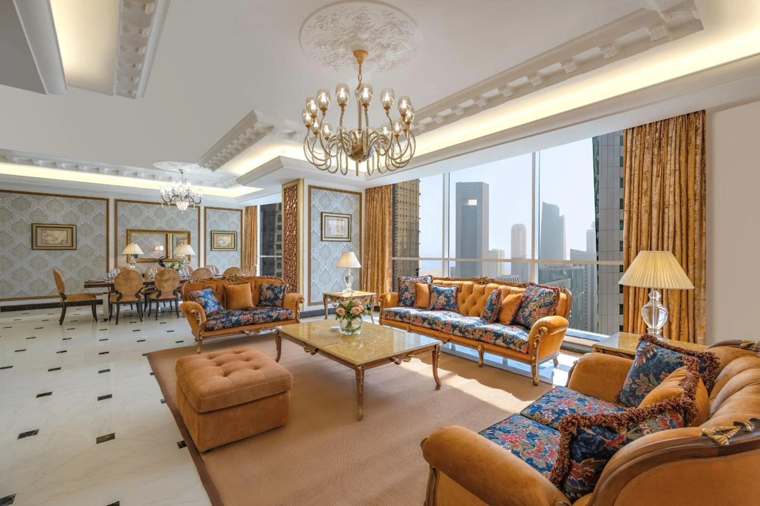 Living room in Dusit Hotel & Suites - Doha