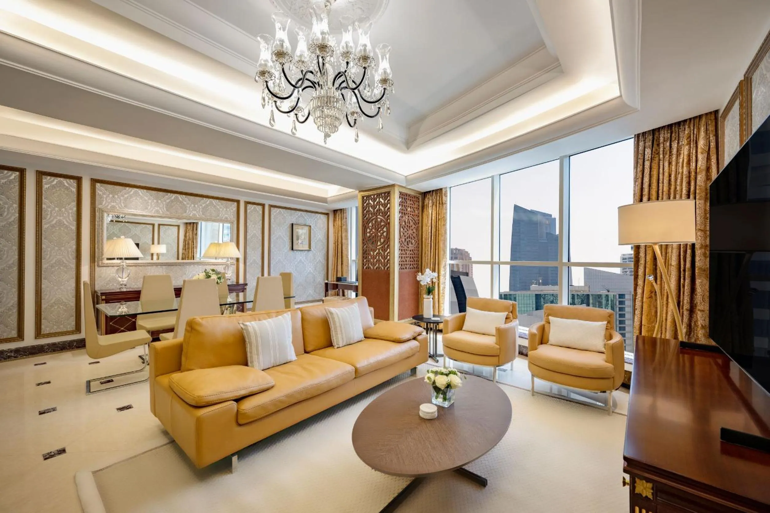Living room in Dusit Hotel & Suites - Doha
