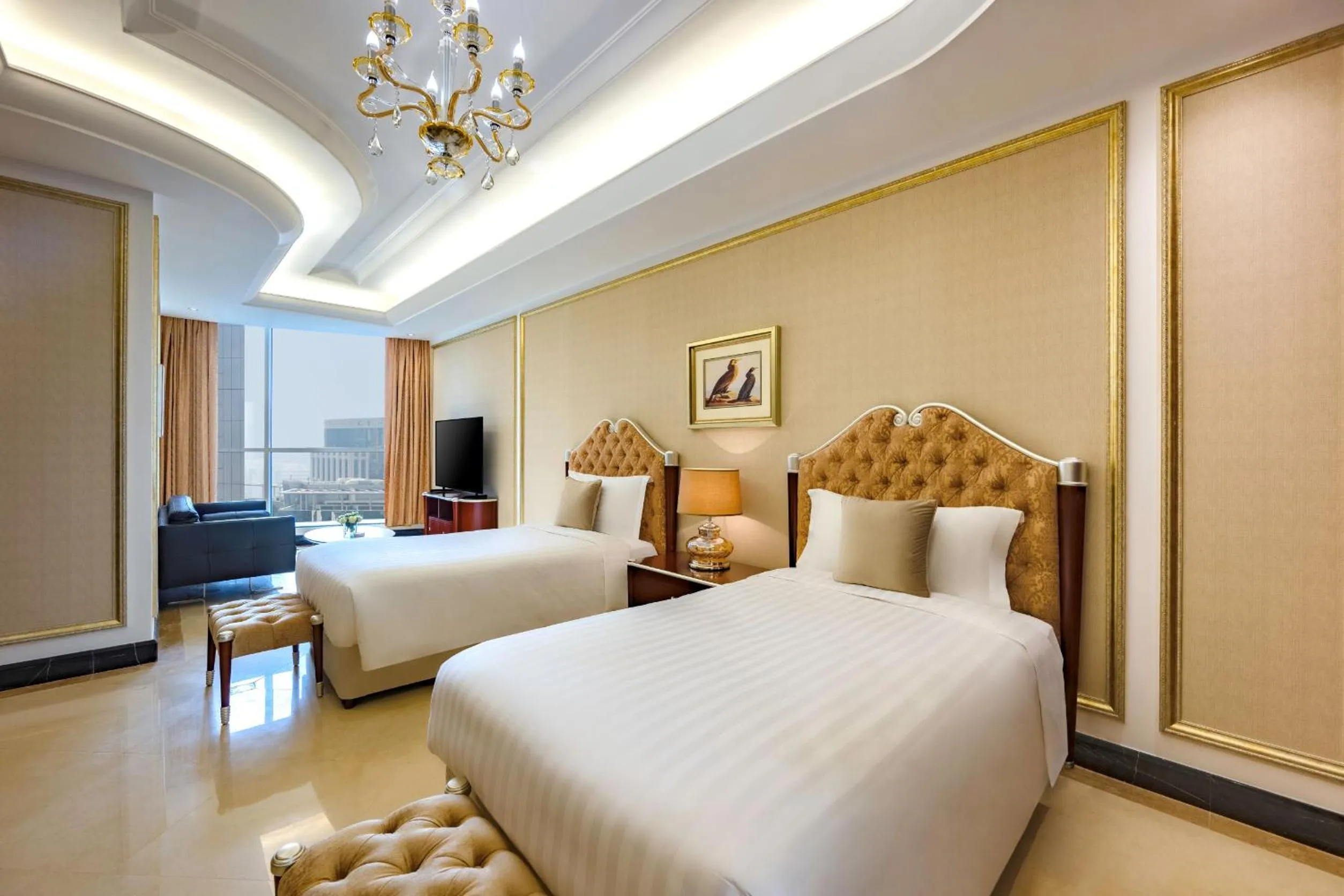 Bed in Dusit Hotel & Suites - Doha
