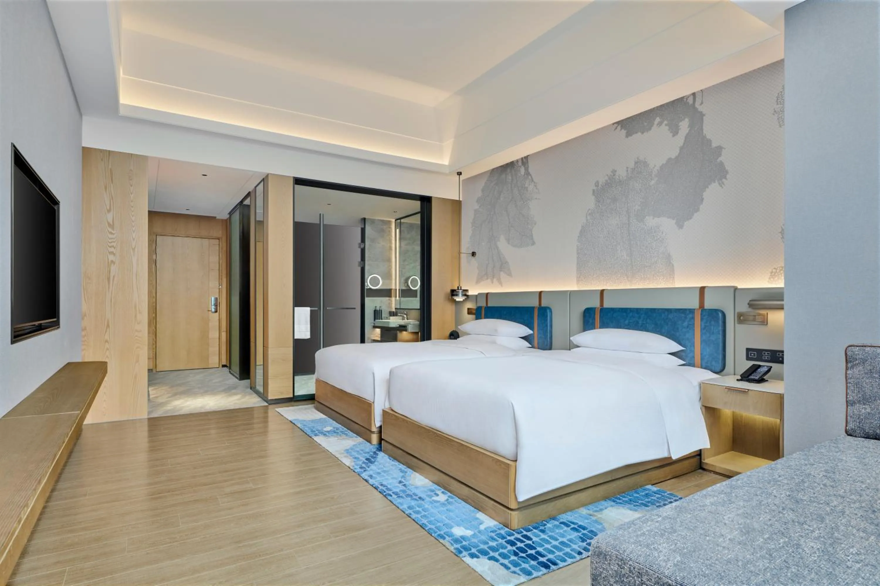 Bed in DoubleTree by Hilton Guangzhou Zengcheng - Canton Fair Free Shuttle Bus