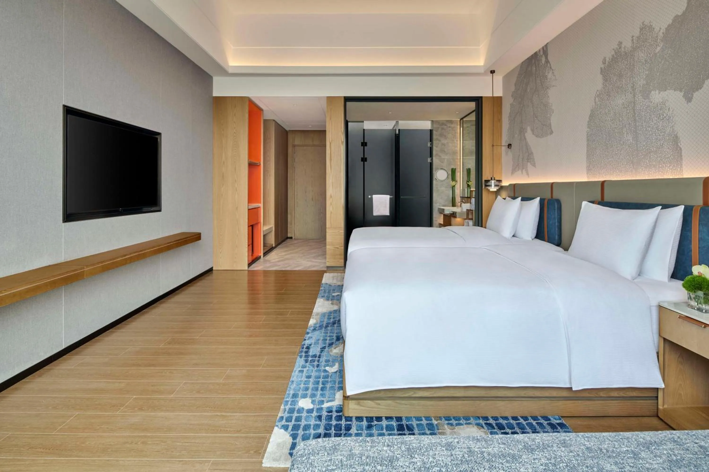 Bedroom, Bed in DoubleTree by Hilton Guangzhou Zengcheng - Canton Fair Free Shuttle Bus