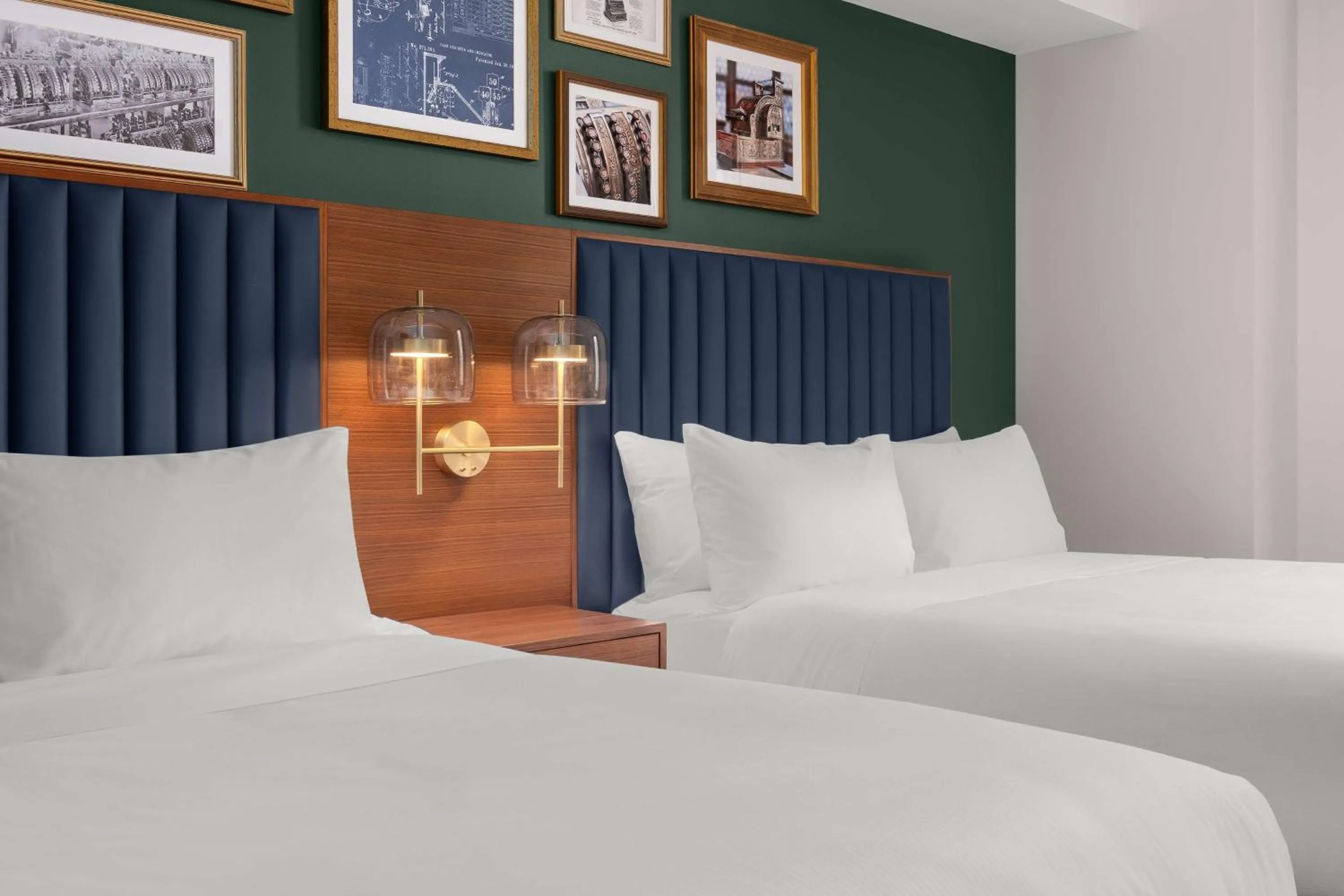 Bed in Hotel Ardent Dayton Downtown, Tapestry Collection By Hilton