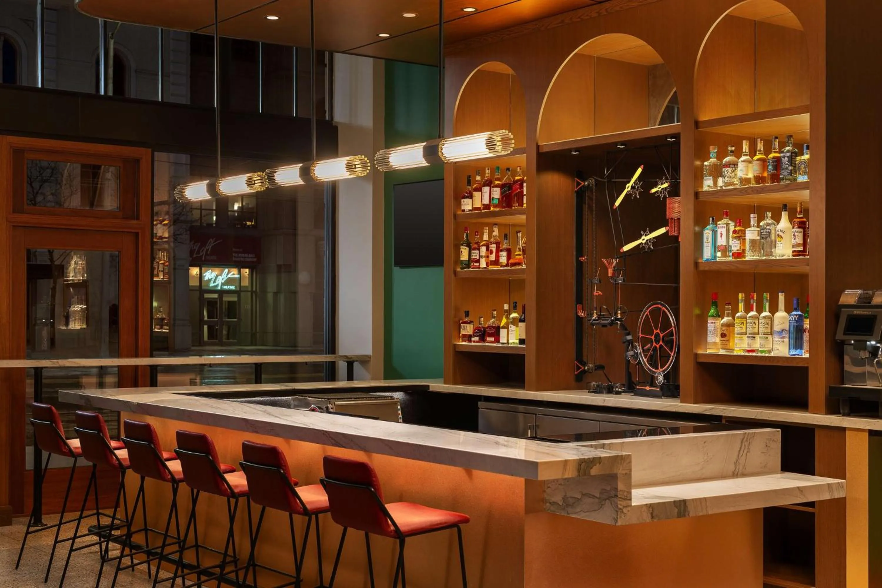 Lounge or bar in Hotel Ardent Dayton Downtown, Tapestry Collection By Hilton