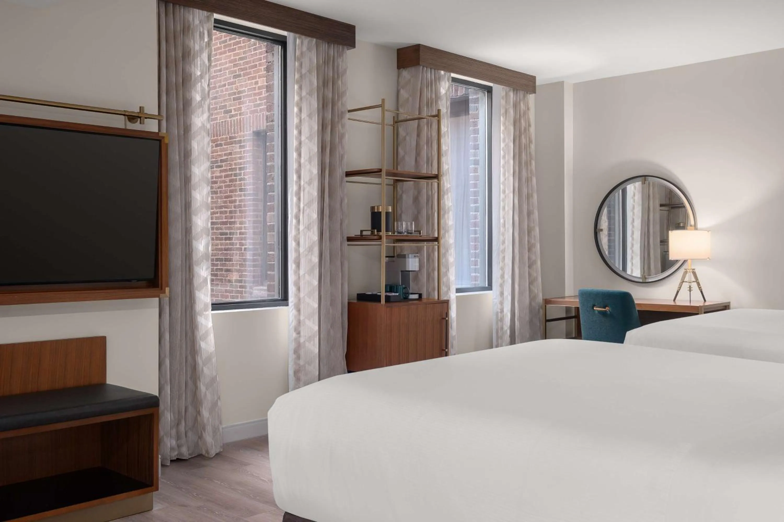 Bed in Hotel Ardent Dayton Downtown, Tapestry Collection By Hilton