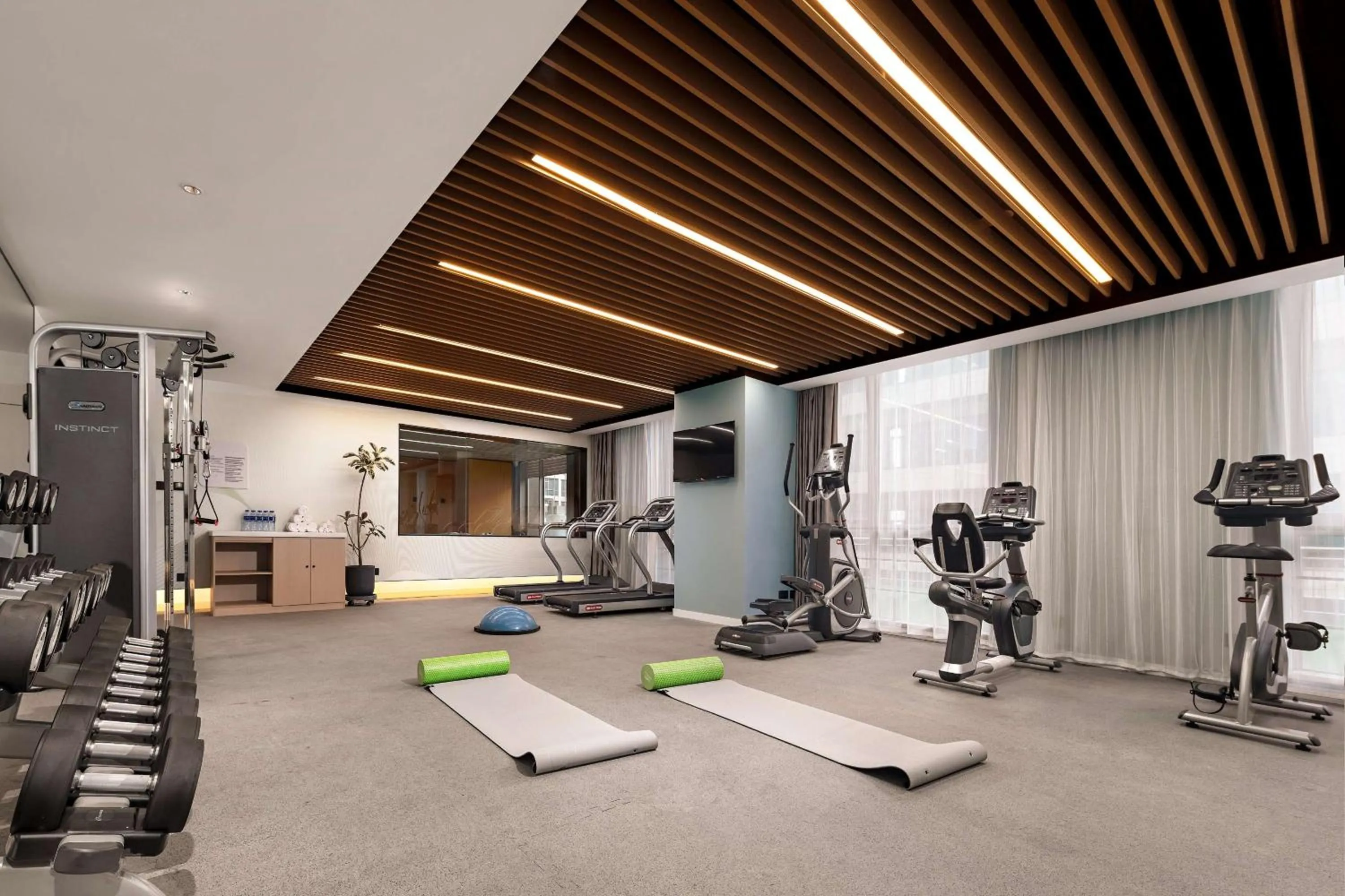 Fitness centre/facilities in Hilton Garden Inn Hefei Binhu New District
