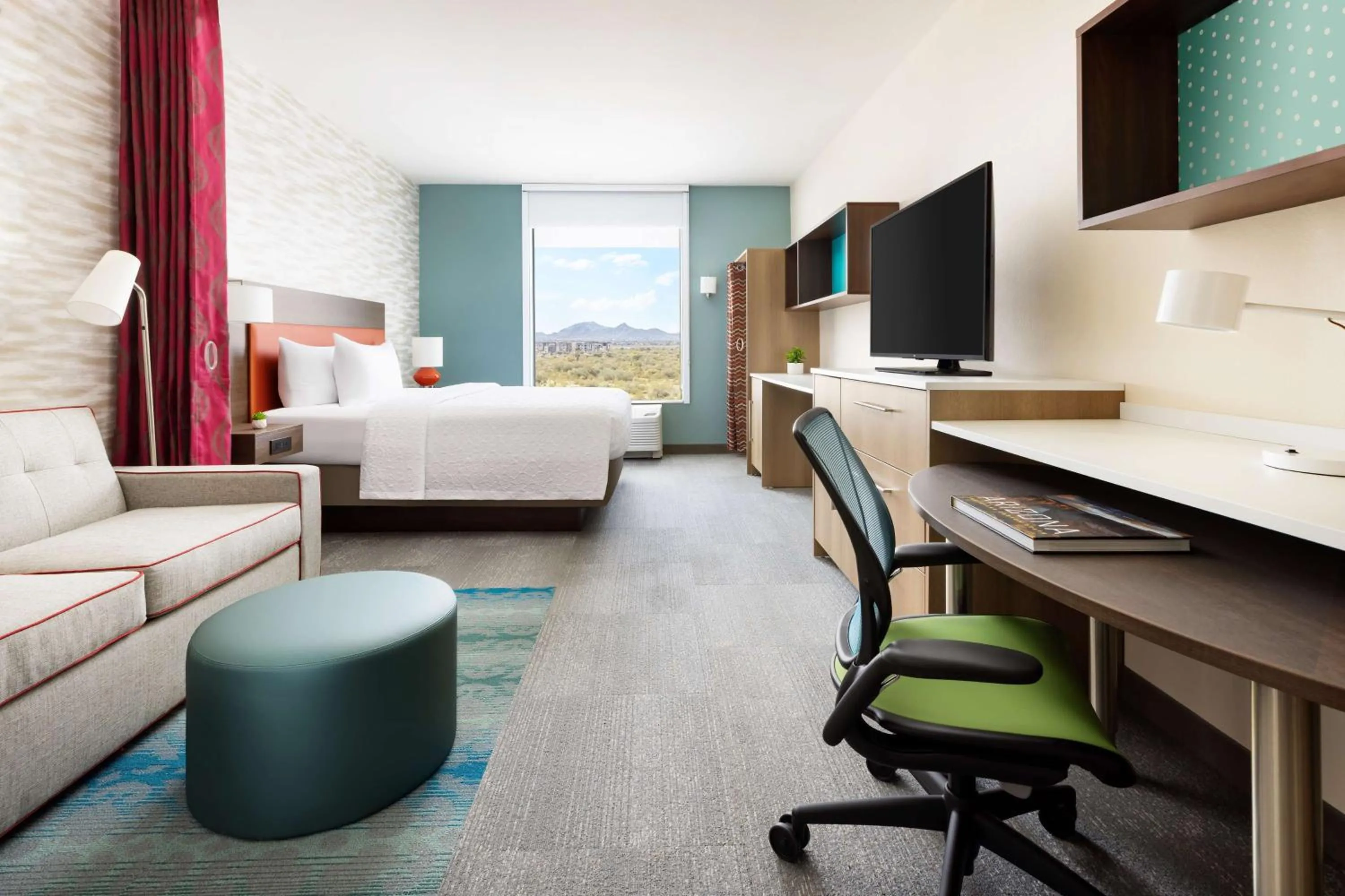 Bedroom, Bed in Home2 Suites By Hilton North Scottsdale Near Mayo Clinic