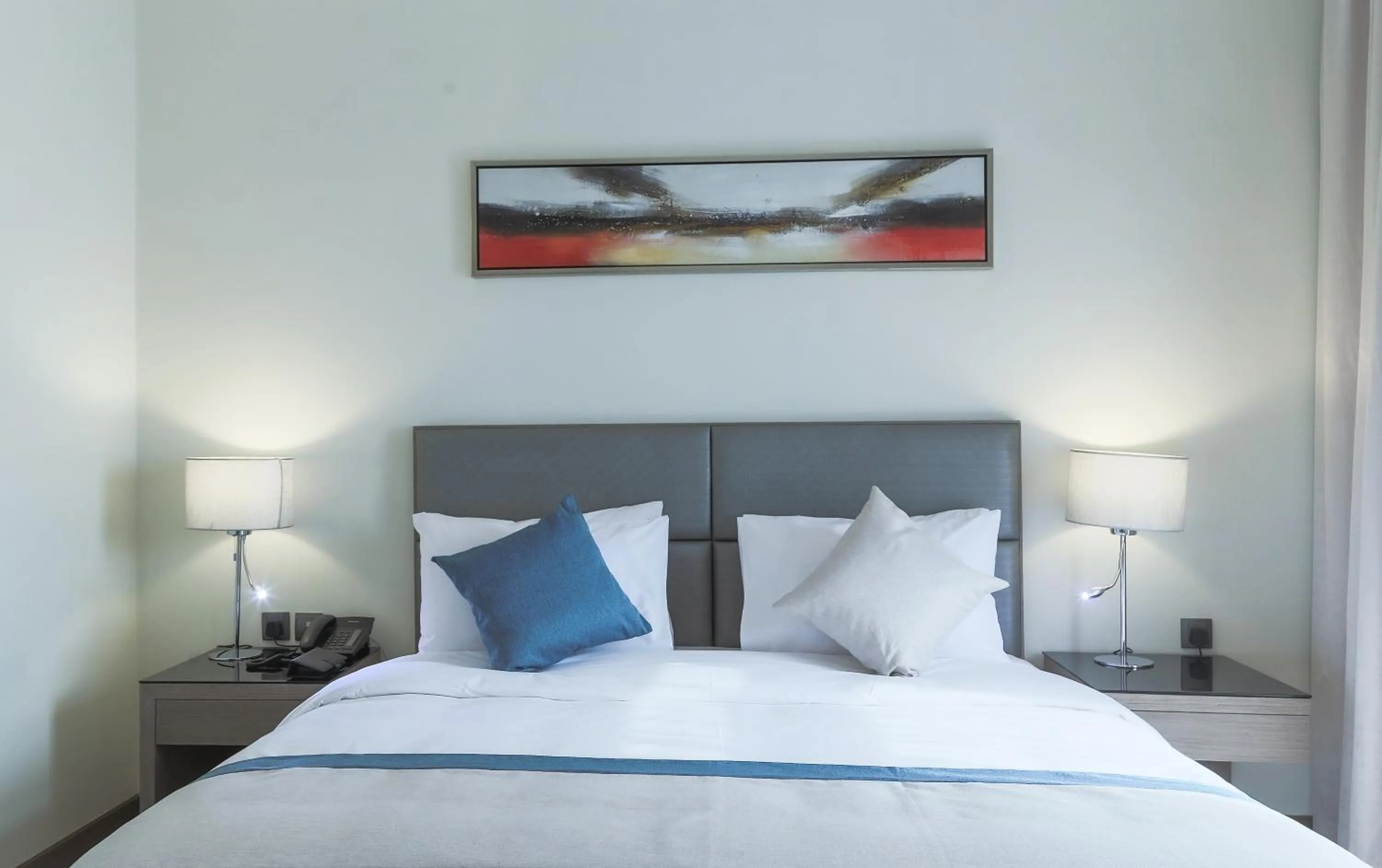 Bed in Safwat Alkhobar Hotel