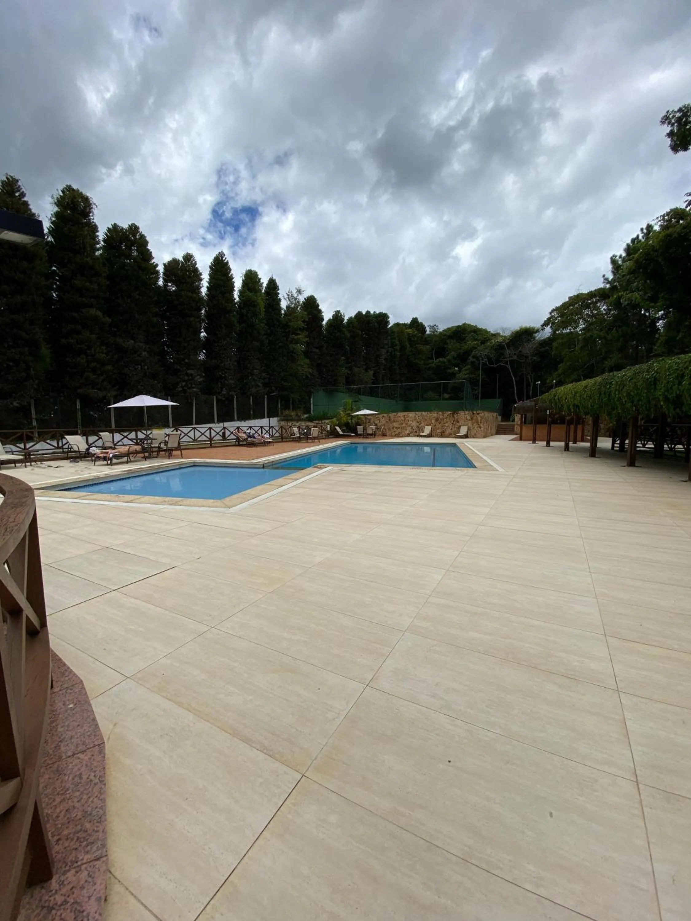 Swimming pool in Flat Pedra Azul