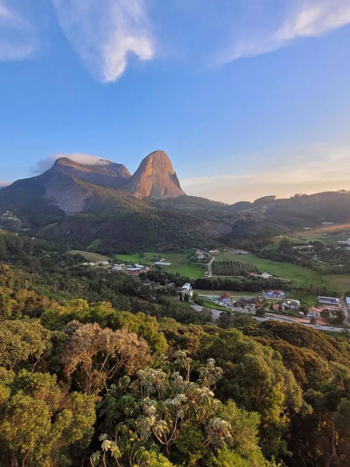 Natural landscape in Flat Pedra Azul