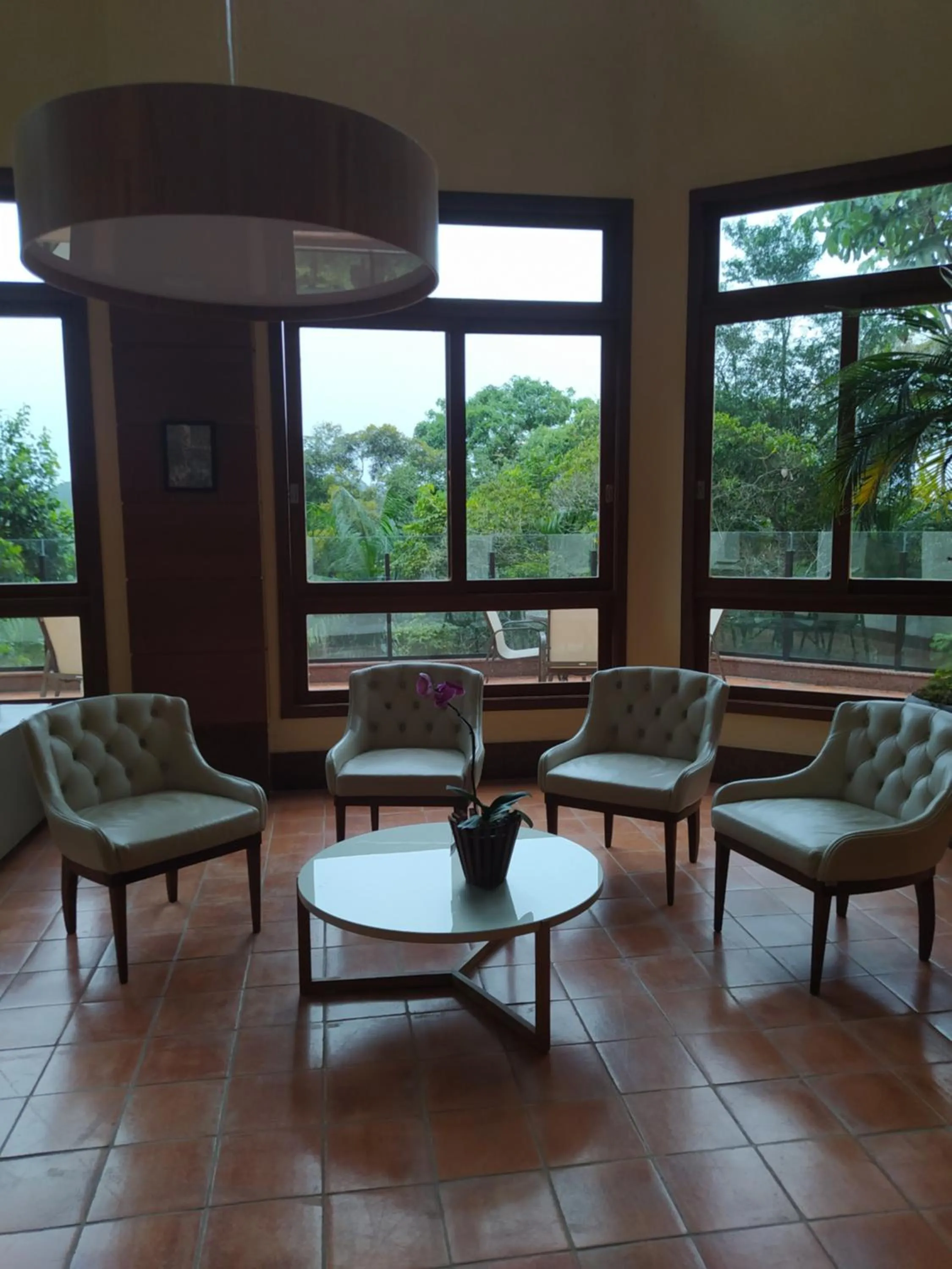 Seating area in Flat Pedra Azul