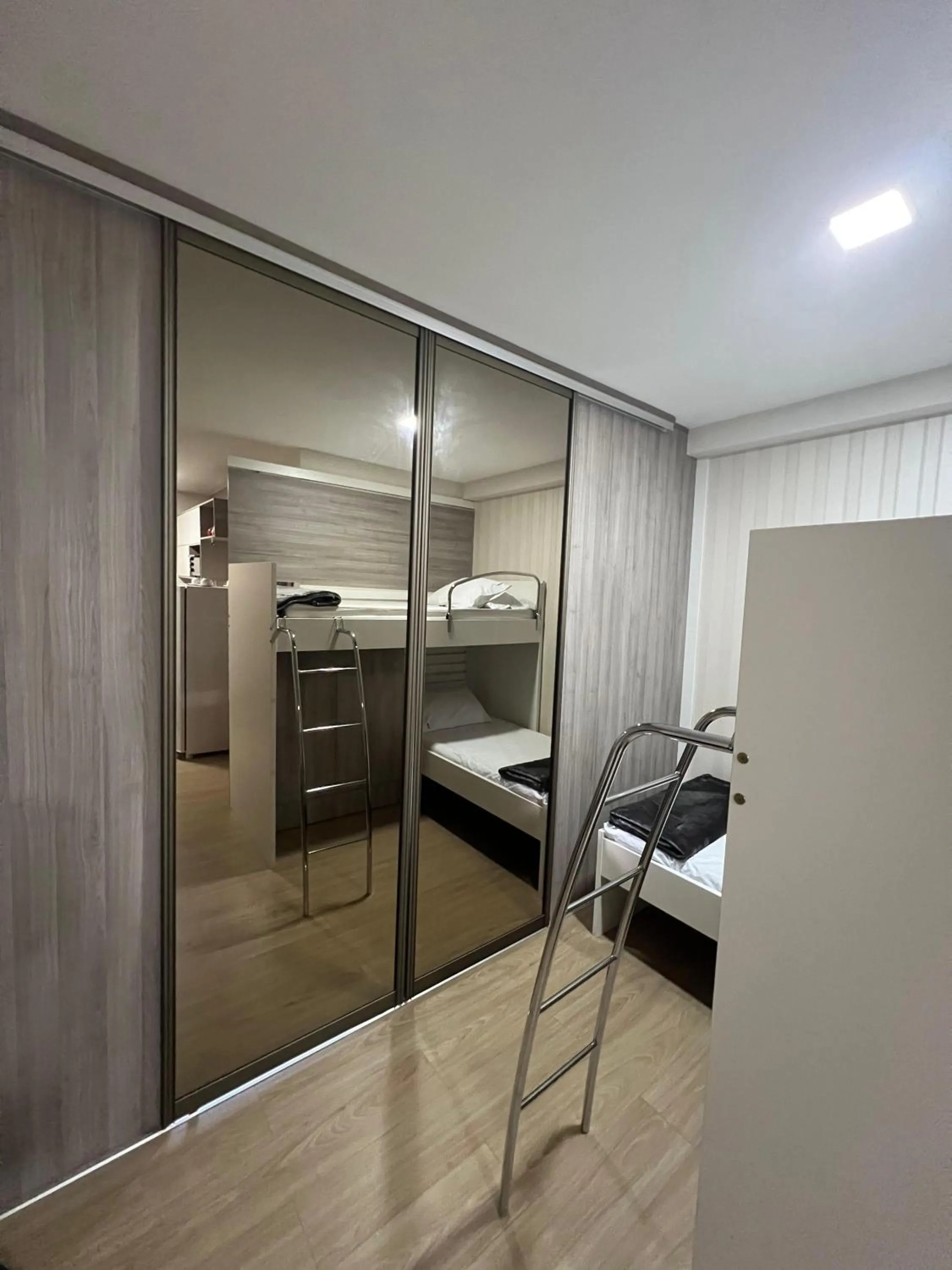 Bedroom, Bed in Flat Pedra Azul