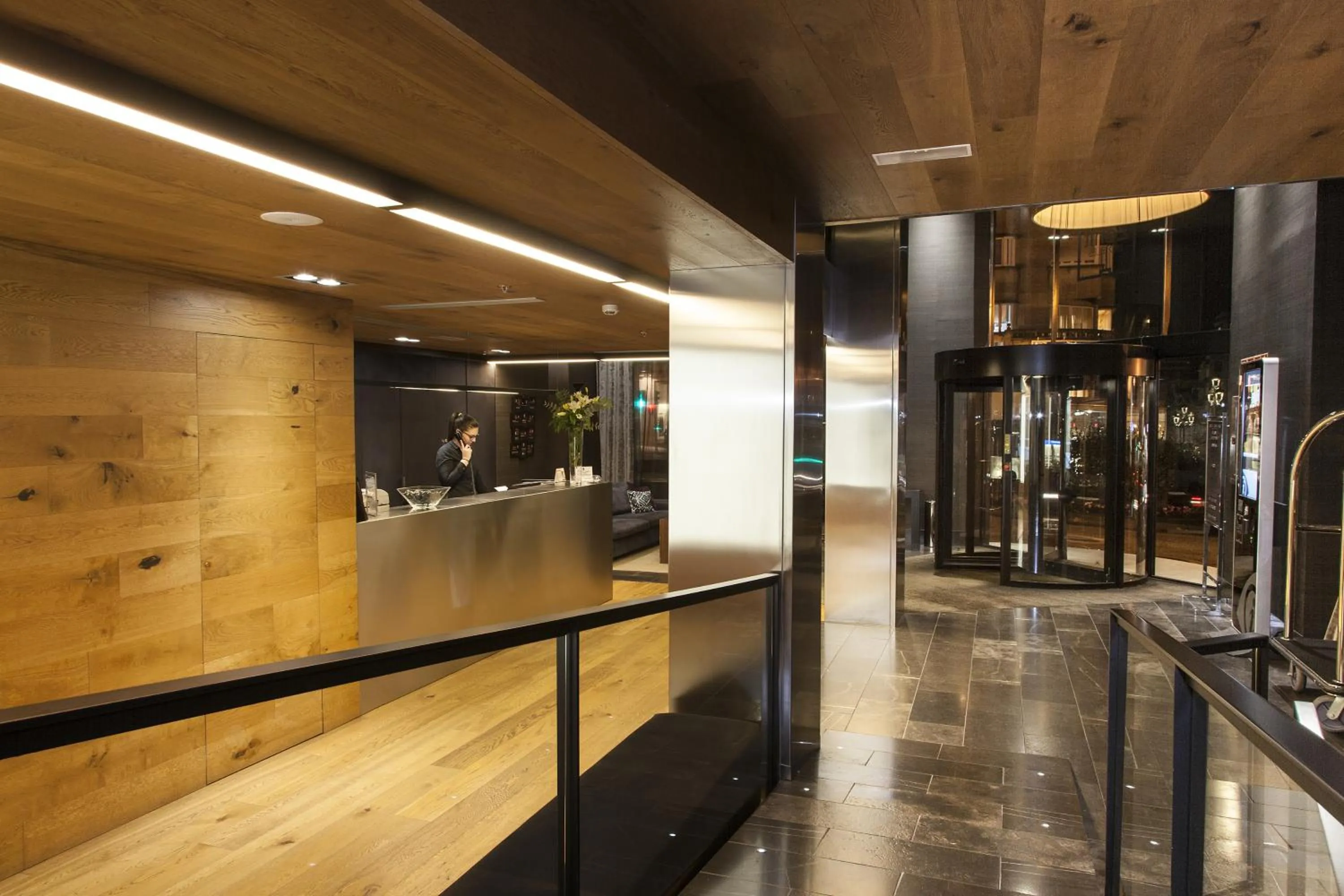 Lobby or reception in Zenit Vigo