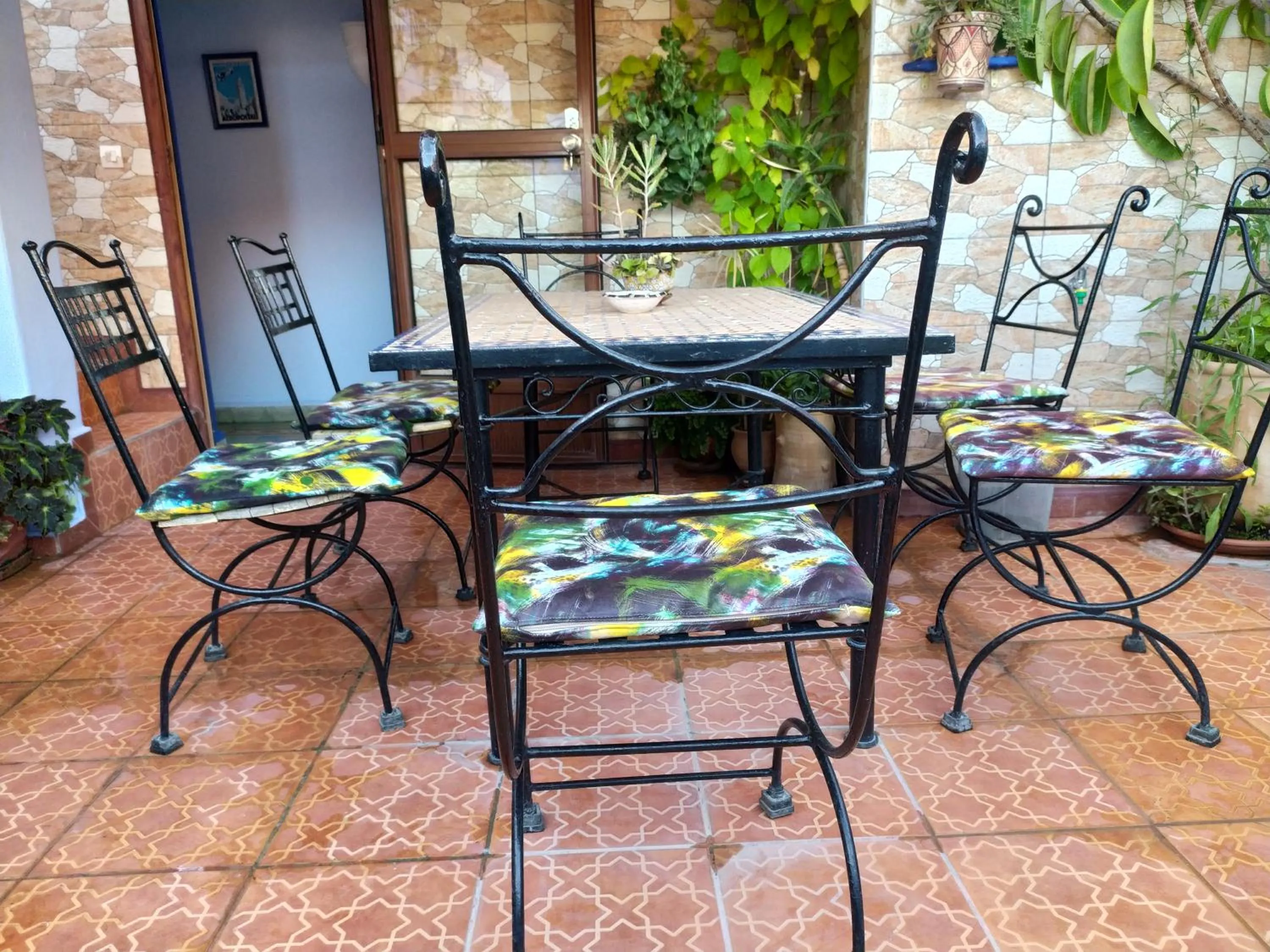 Patio in Hotel Gernika
